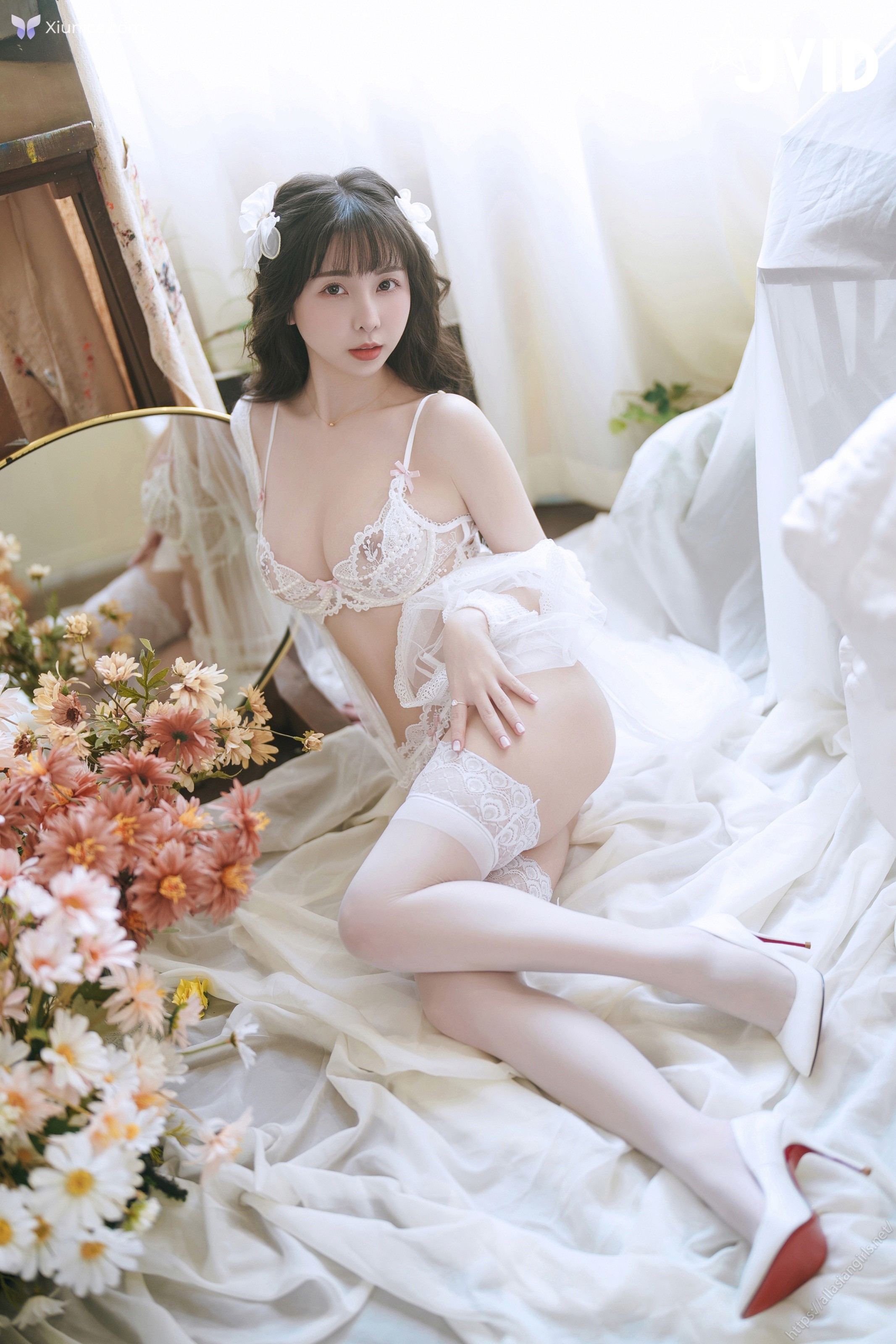 JVID 月台尼Tiny – 新尺度登場初嚐禁果解開情慾底線天然美乳Tiny化身夏娃與你一起纏綿 第15张