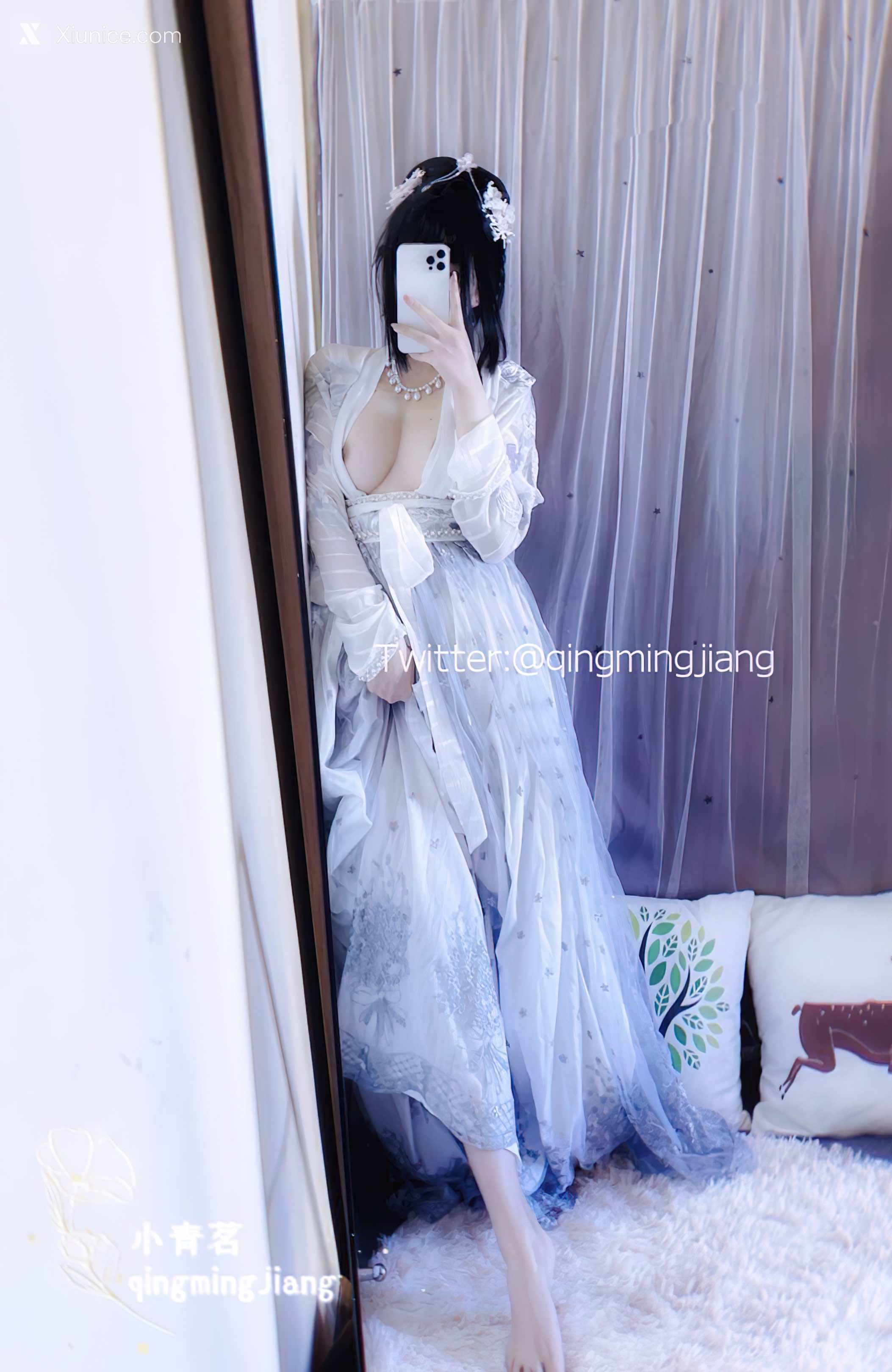 Coser@小青茗 唯美唐装古风下的美妙胴体 第21张