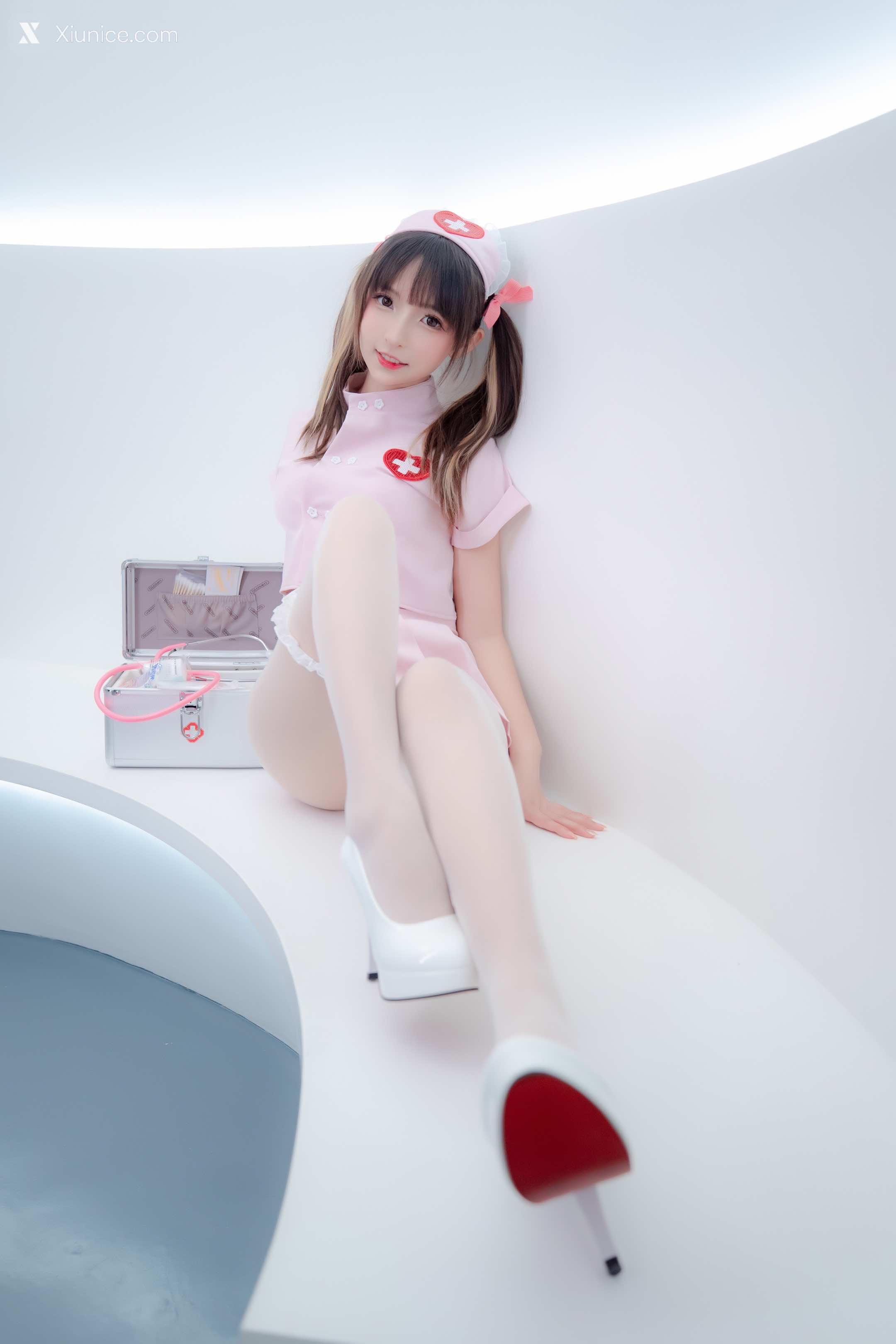 Coser@神楽坂真冬 Vol.084 绝对企画-白丝护士《心身バランス》 第5张