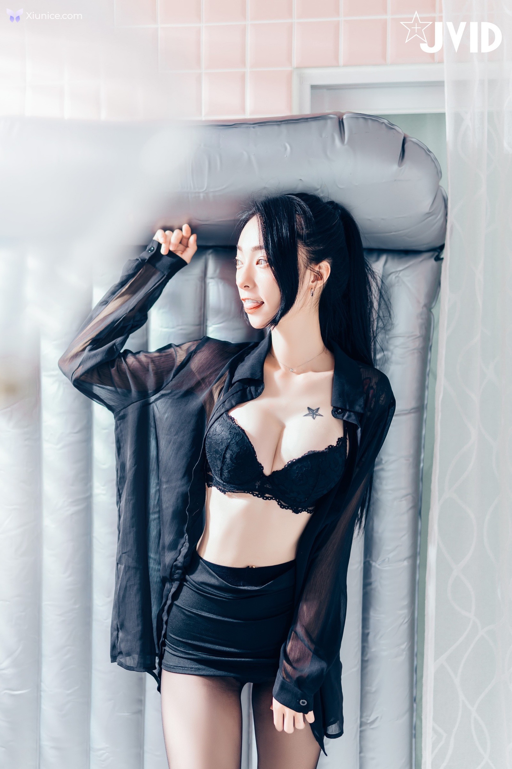 JVID Lele 樂樂 飄飄哥 – 上司新人下属 无内黑丝终极奥义 第86张
