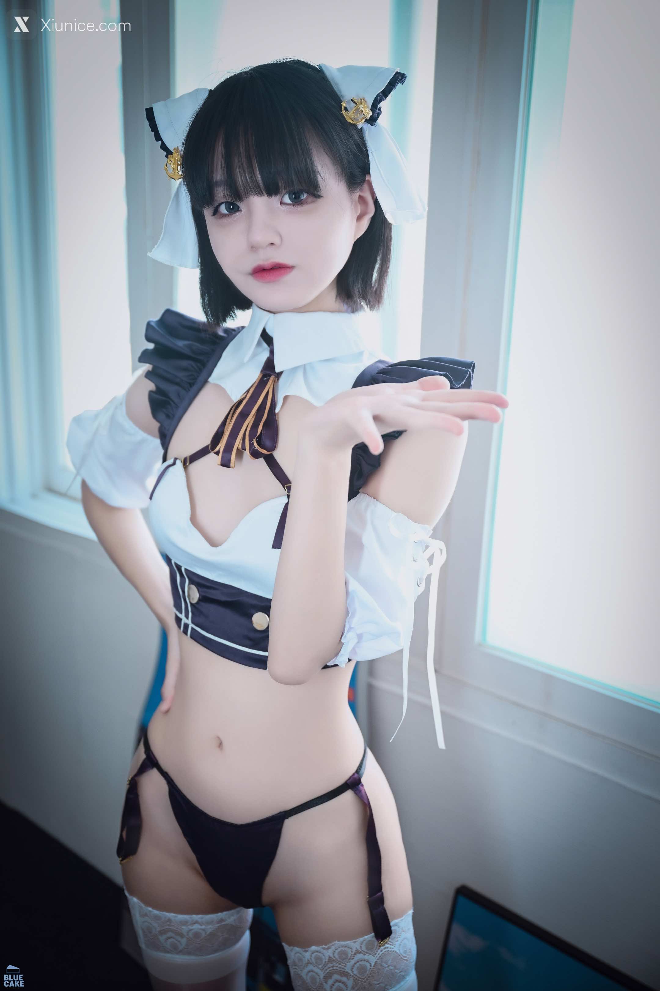 BLUECAKE Jeong Jenny (정제니) – Maid Cosplay 第16张