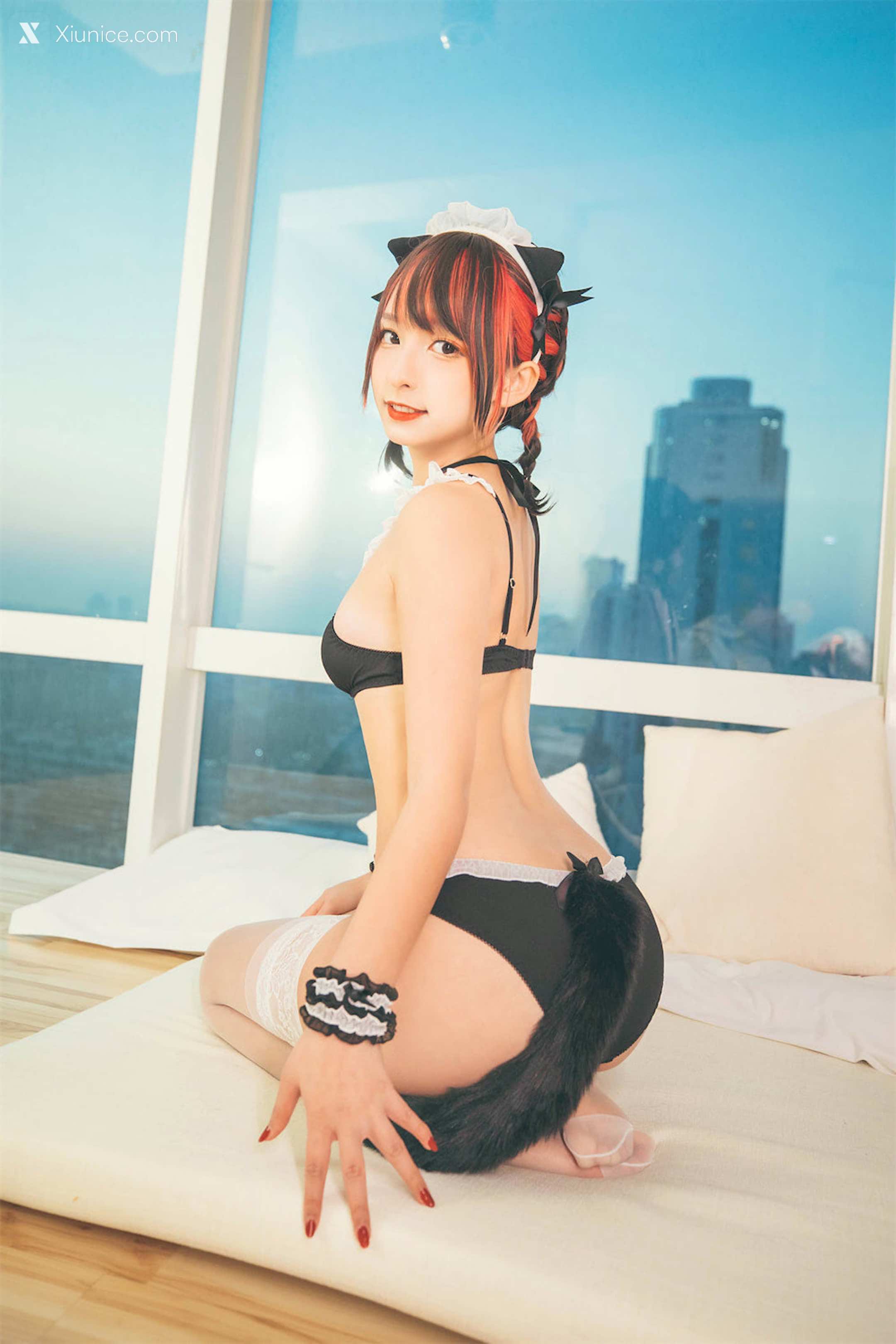Coser@神楽坂真冬 Vol.077 绝对企画-《白黑の猫》 第92张