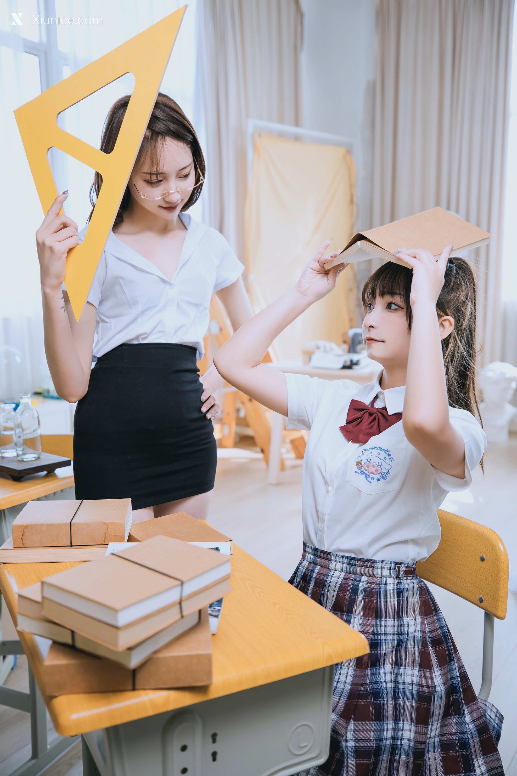 Coser@神楽坂真冬 Vol.059 绝对企画-百合教室《数之歌》 第8张