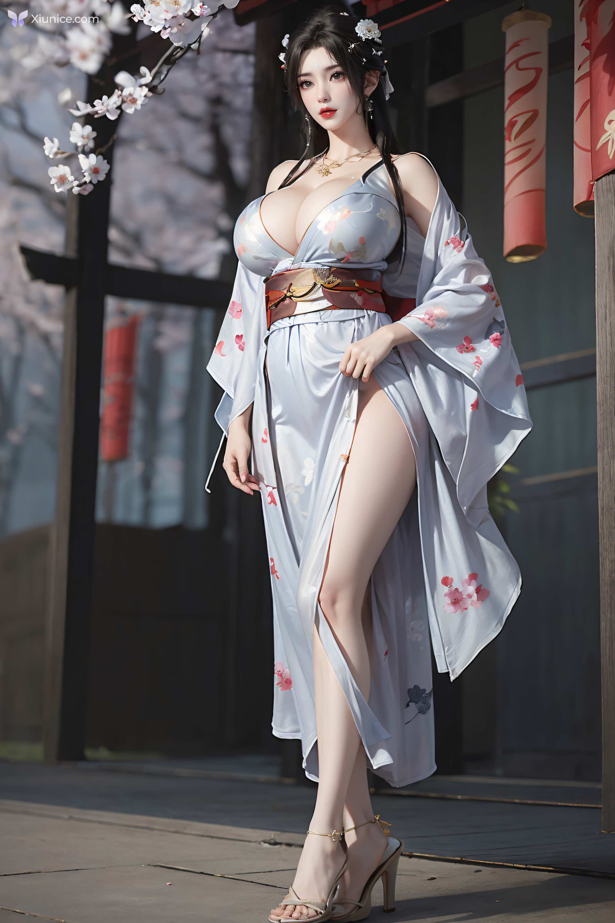 AI Girl 完美世界-清漪 和服吊带 第51张