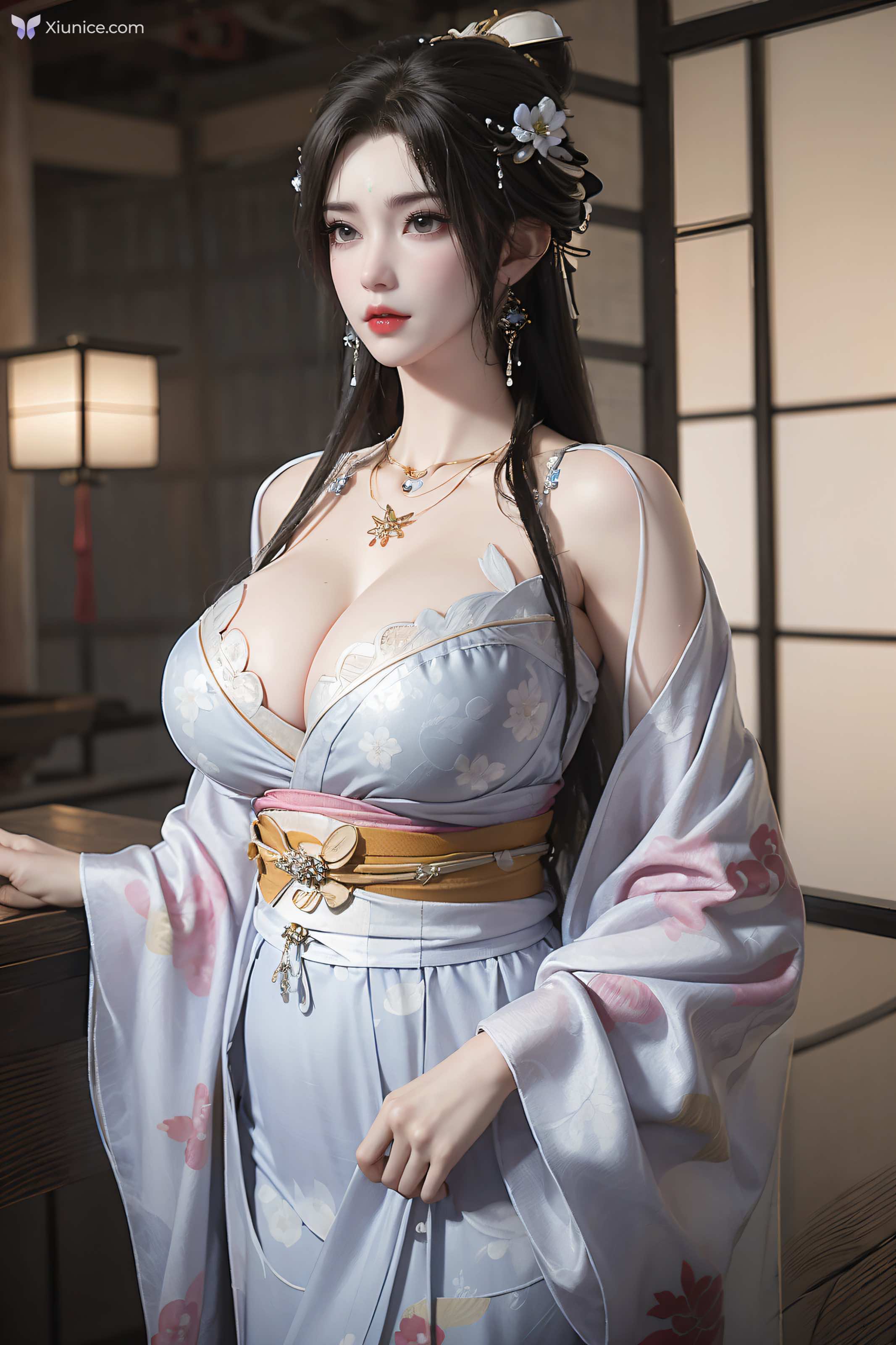AI Girl 完美世界-清漪 和服吊带 第11张