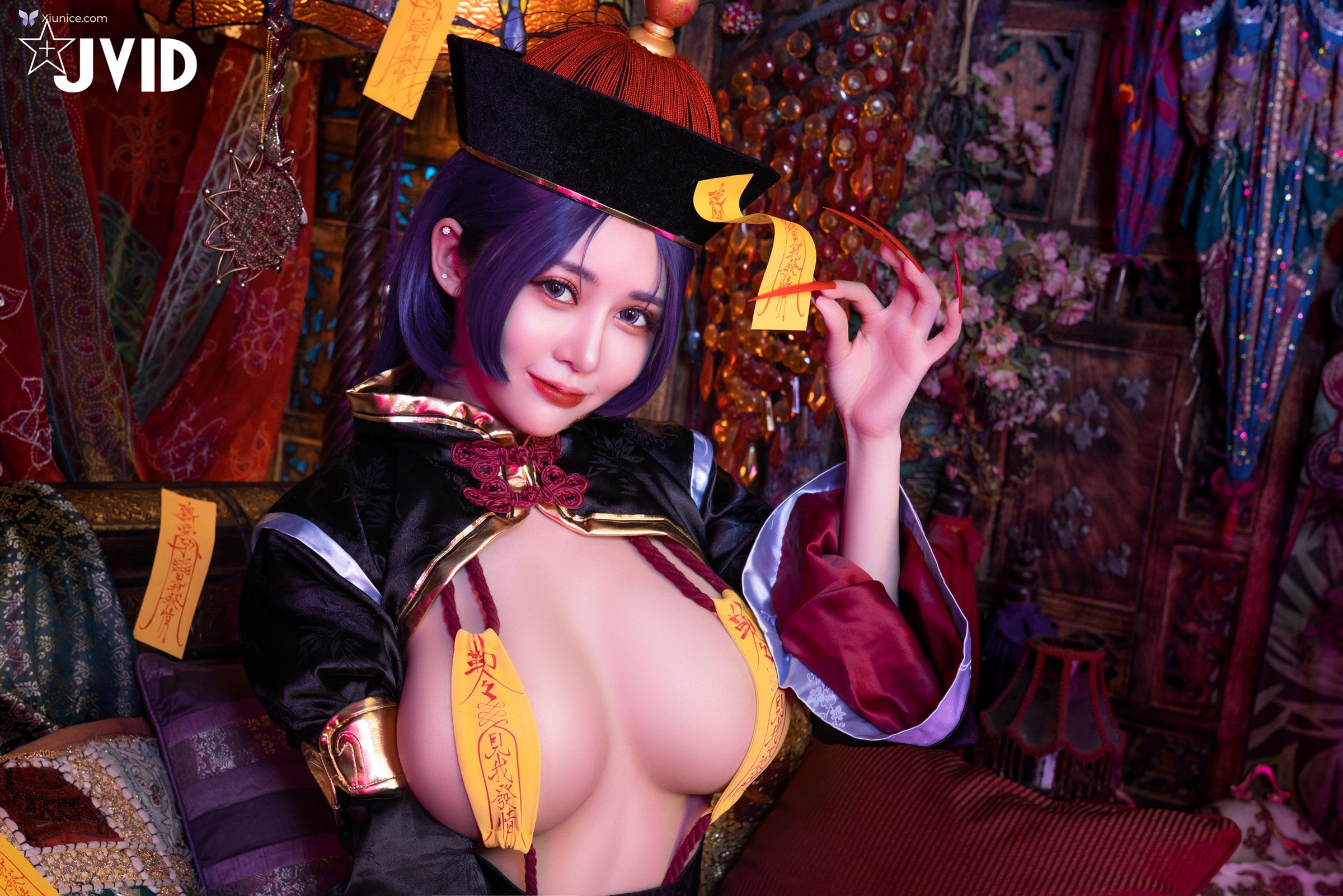 JVID 甜心幫 ღ 安希 – 菰蒲風動縱斜影殭屍奶光安希膣得液滿 第23张