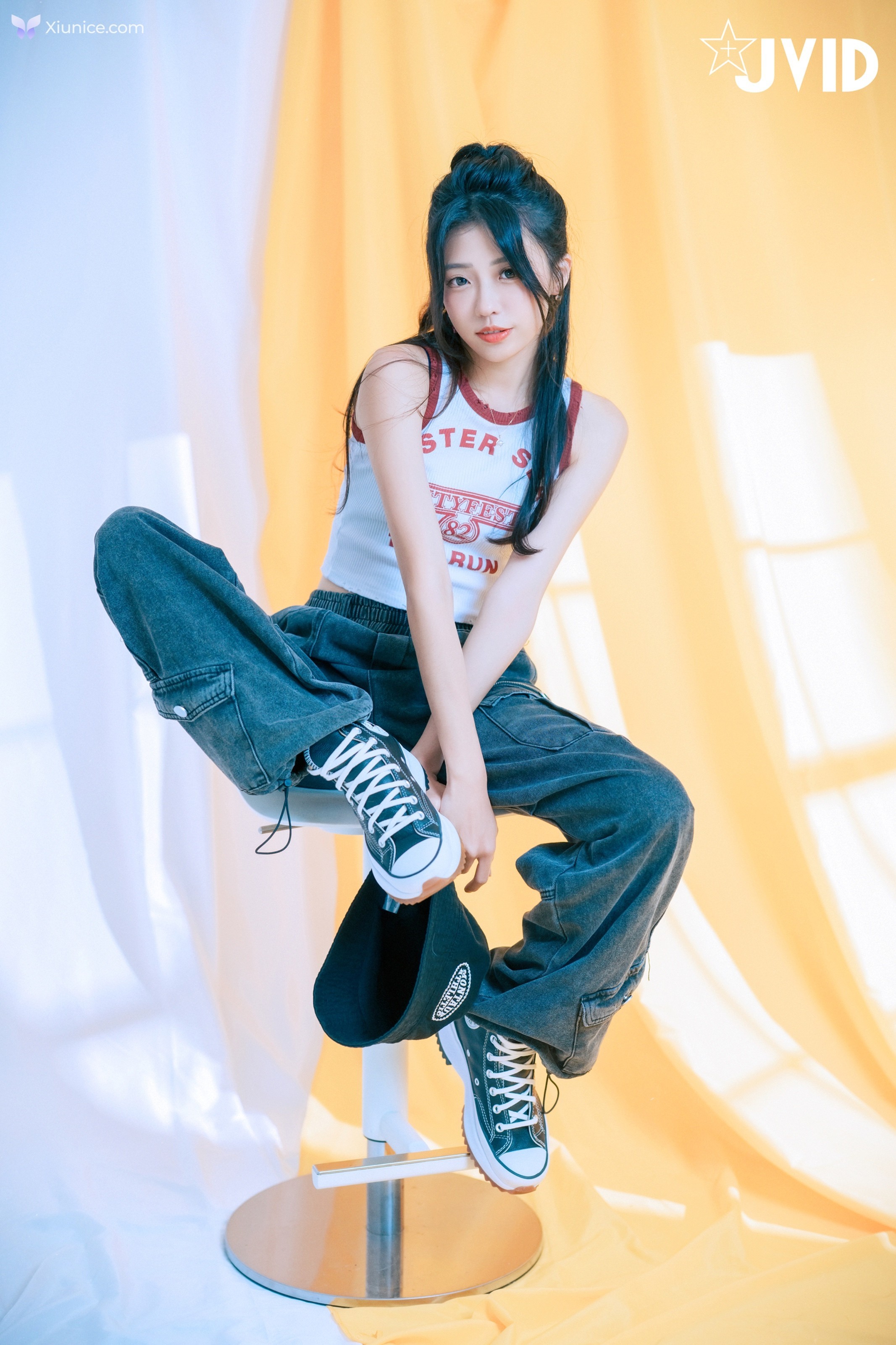 JVID 妍妍 Angel – 網拍模特兒の淺規則妍妍遭射淫師脅迫脫衣強拍裸照配合度太高反而引起射淫師邪念 第14张