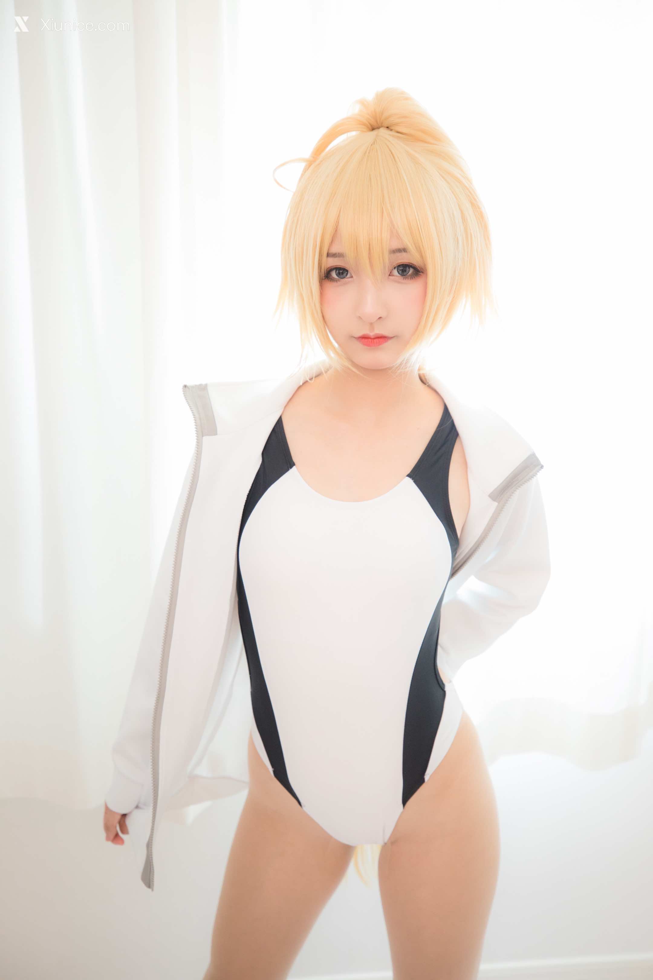 Coser@神楽坂真冬 Vol.036 电子相册-白贞德《Swimingthedrea》 第3张