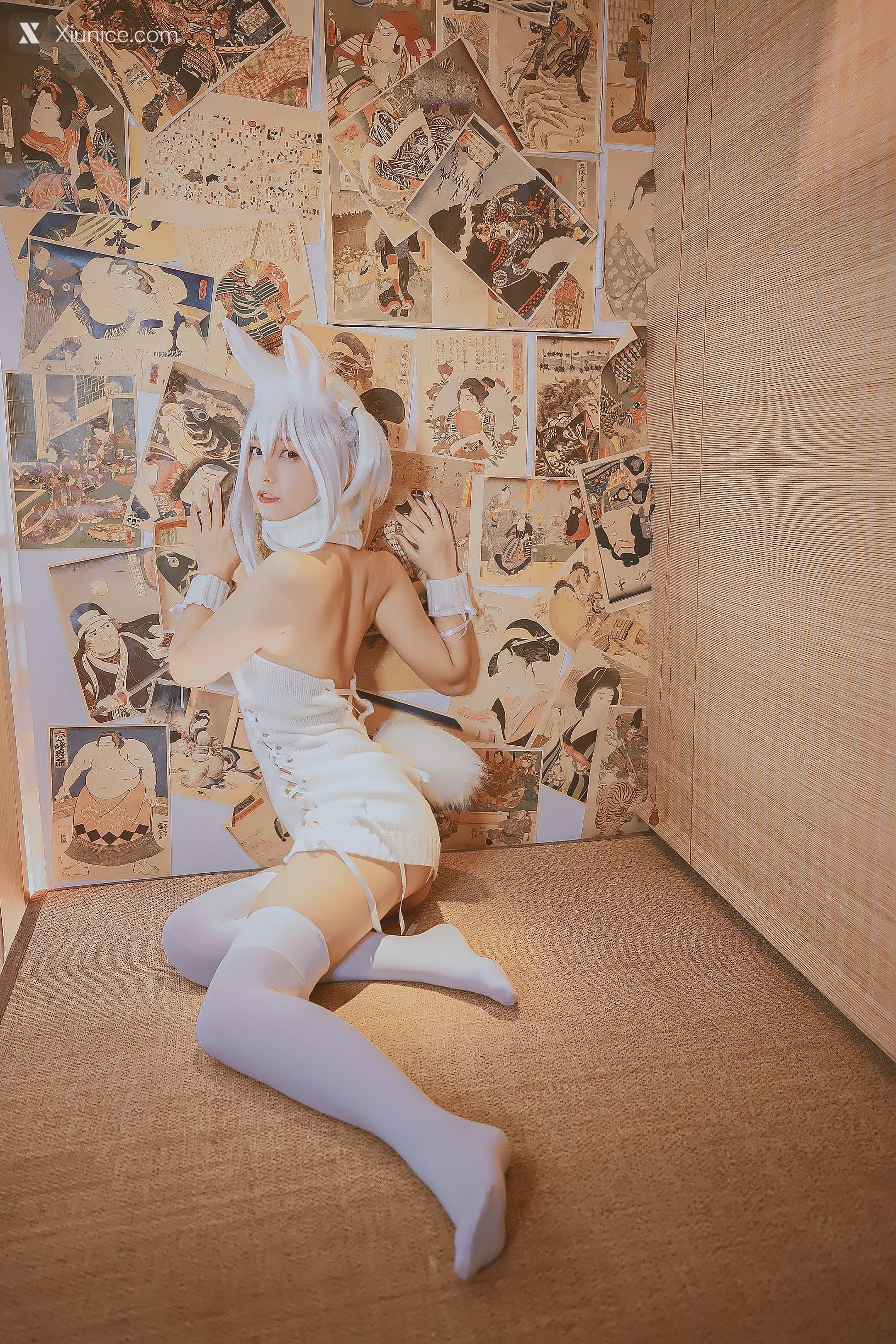 Coser@神楽坂真冬 Vol.034 危険な耳 狼妹&兔娘 第32张