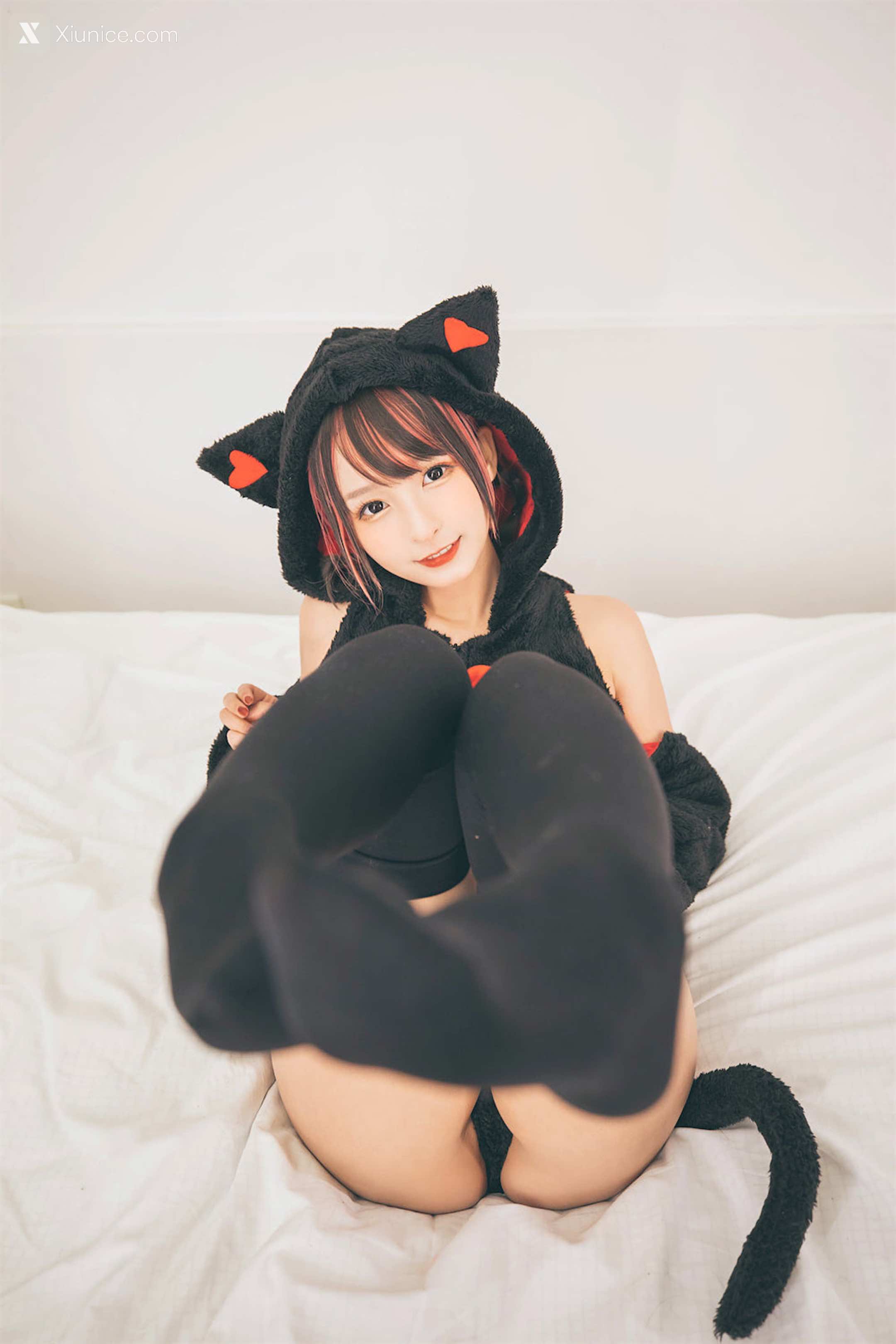 Coser@神楽坂真冬 Vol.077 绝对企画-《白黑の猫》 第108张