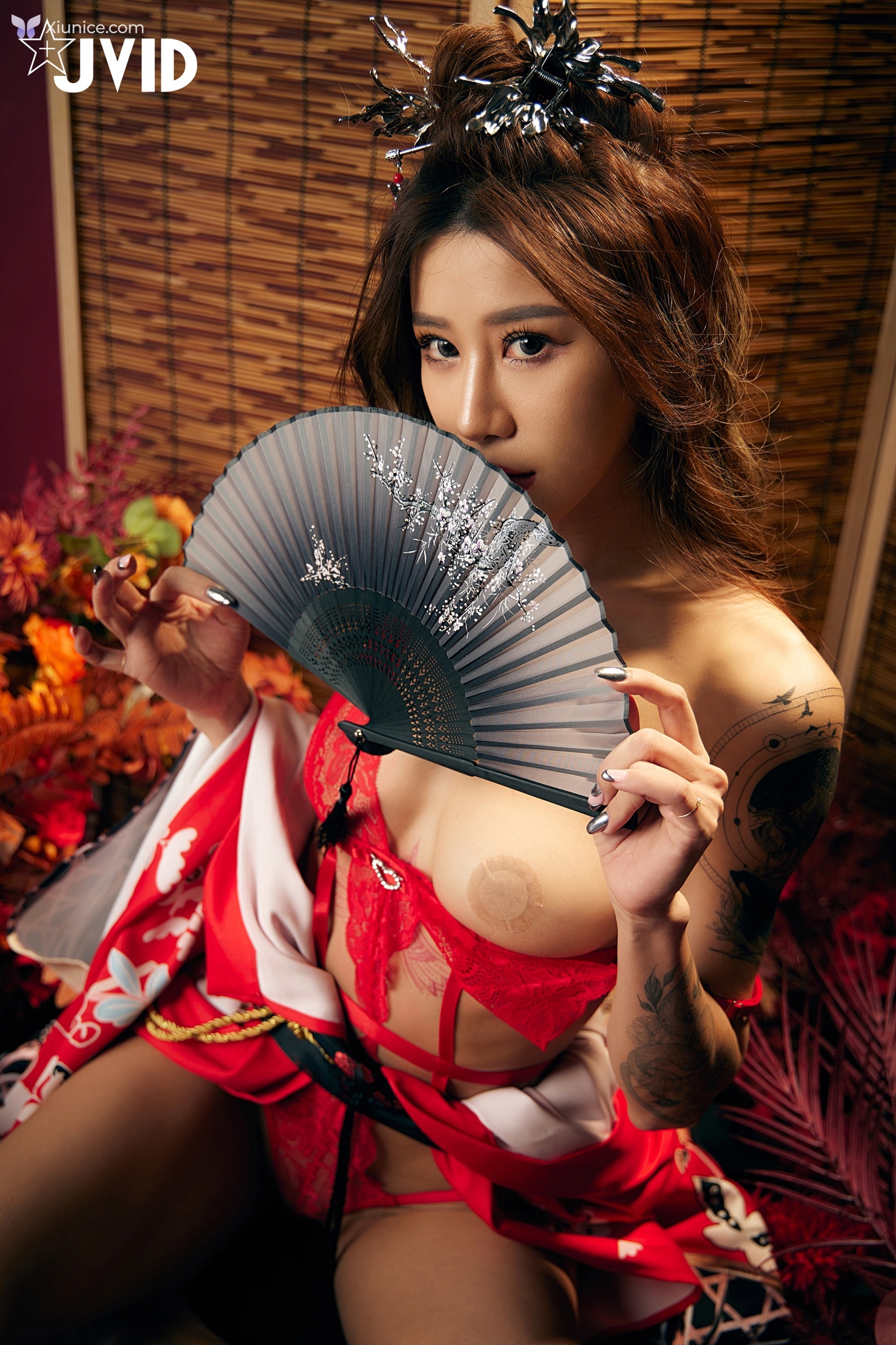 JVID Lara 雙囍 – 聖上寵幸首選傾國傾城囍媚娘 婀娜多姿 酥胸外露 第83张