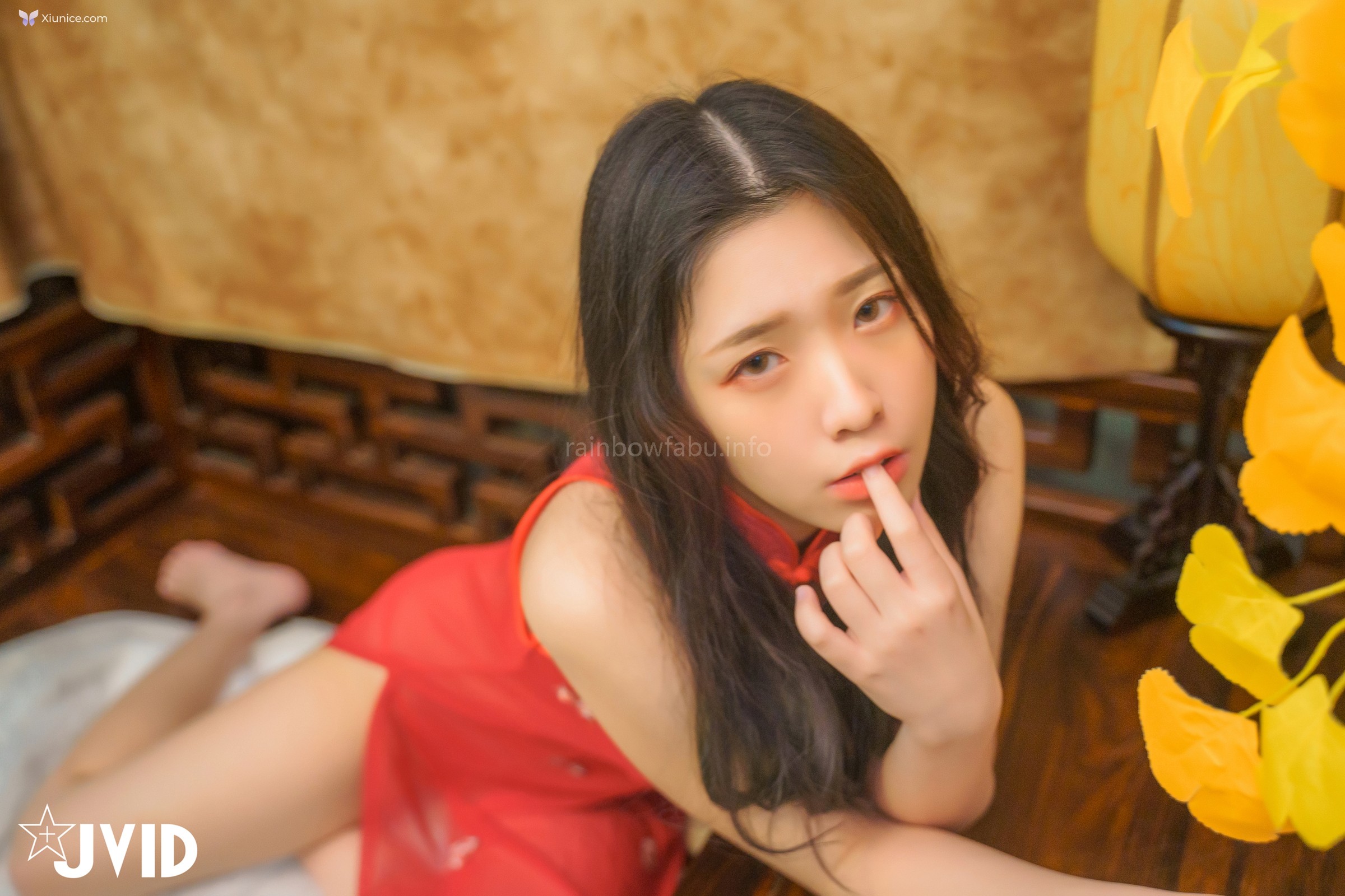 JVID 茶理 加加喵 Jamie – 賀歲特輯 鮑鮑換紅包哥哥爸爸在小穴射越多就可以領越多 第42张