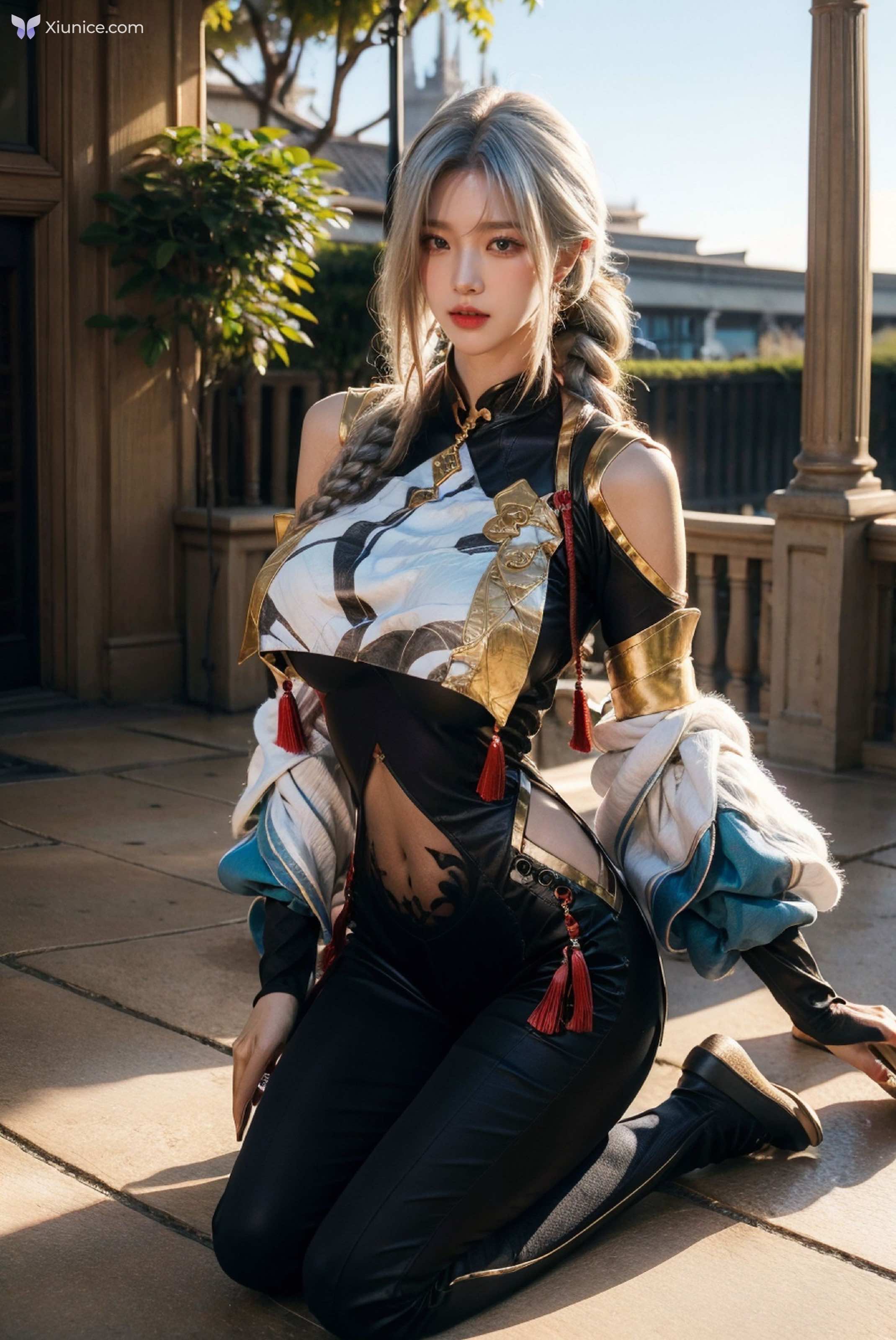 AI Girl 拟实画风-姐姐的剑灵COS 第133张