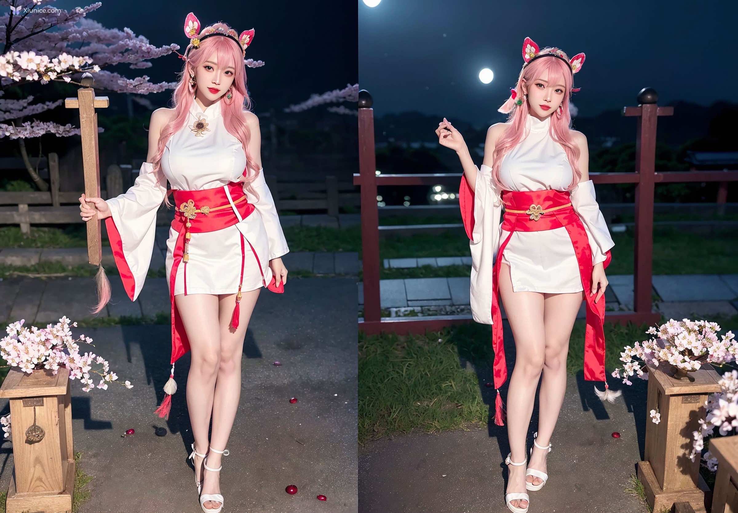 AI Girl Cherry Blossom Girl 第59张