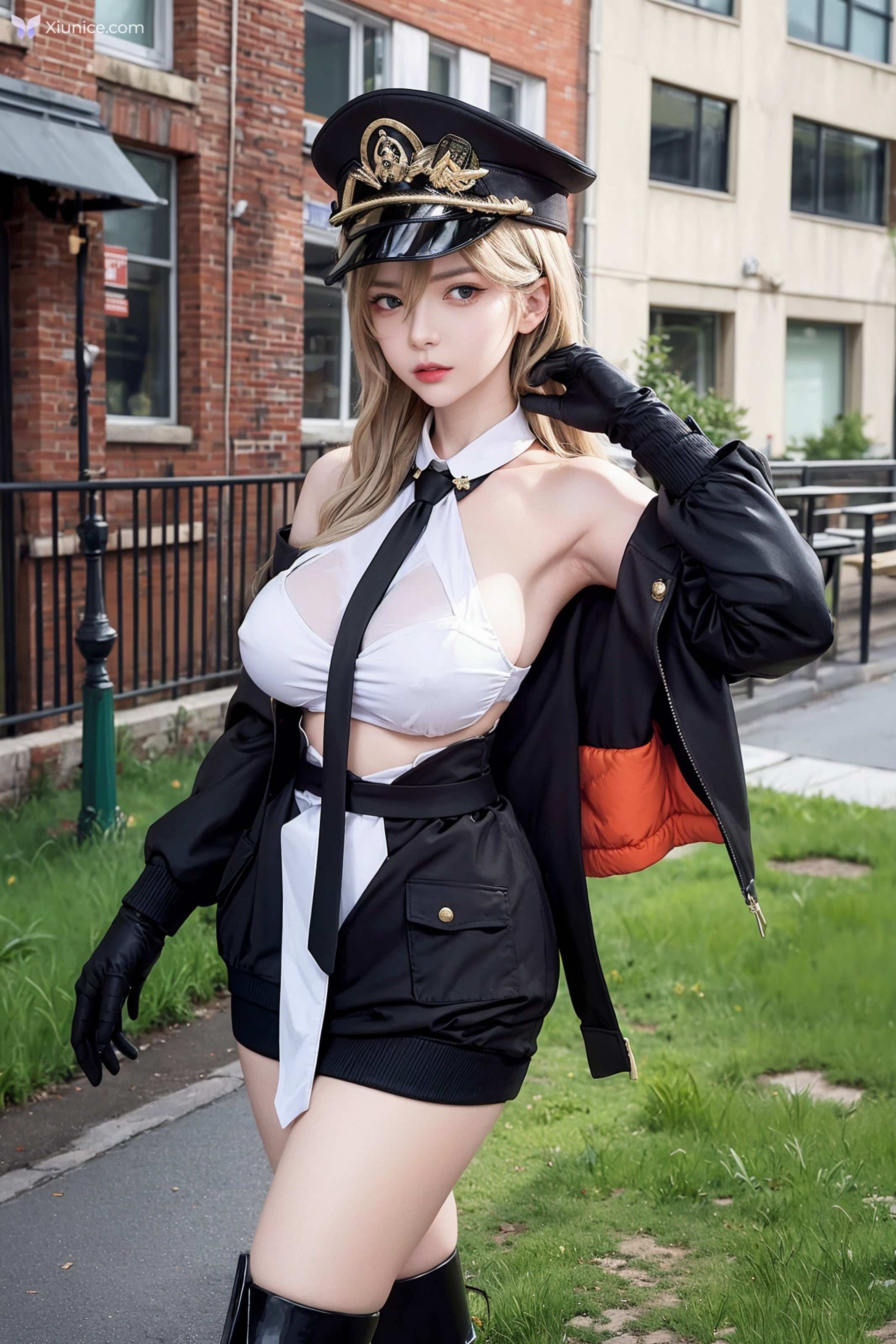 AI Girl AI美女制服军官图集 第3张