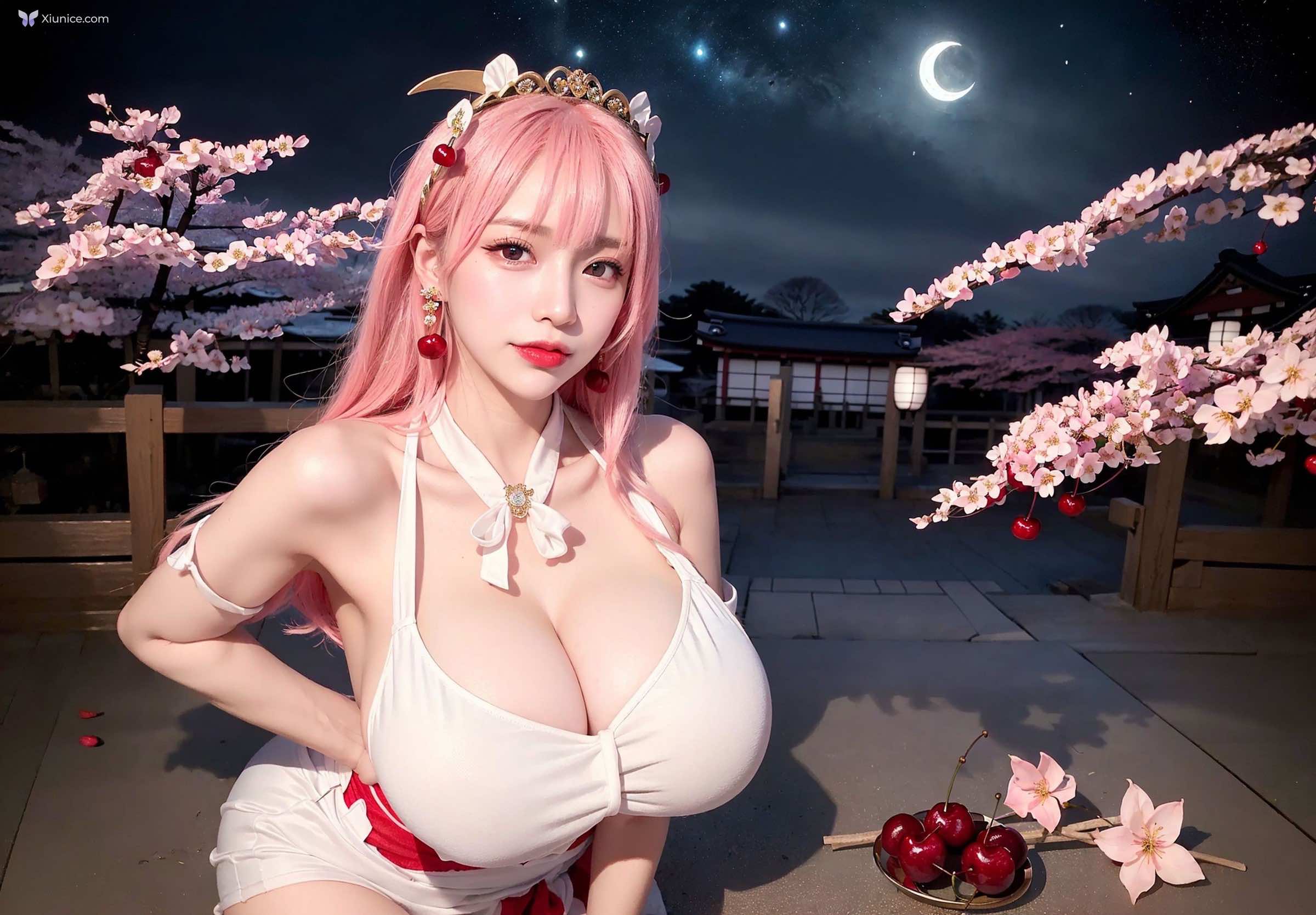 AI Girl Cherry Blossom Girl 第53张