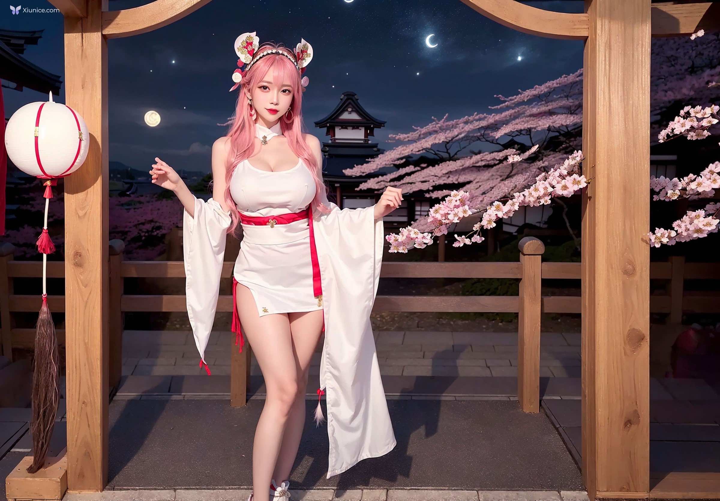AI Girl Cherry Blossom Girl 第76张