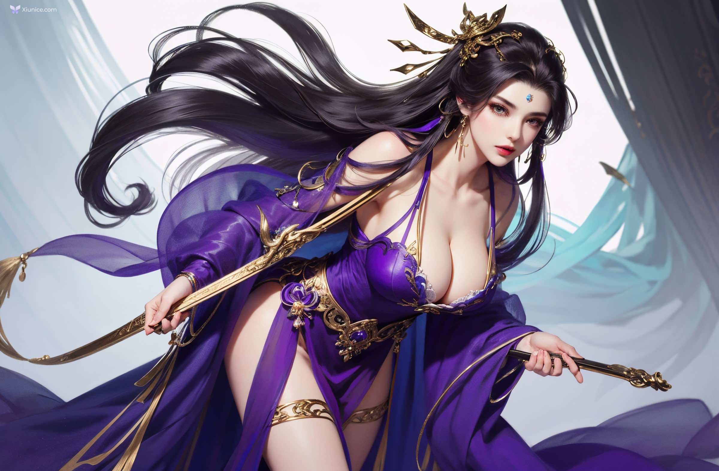 AI Girl 三国杀画风墨迹 第100张