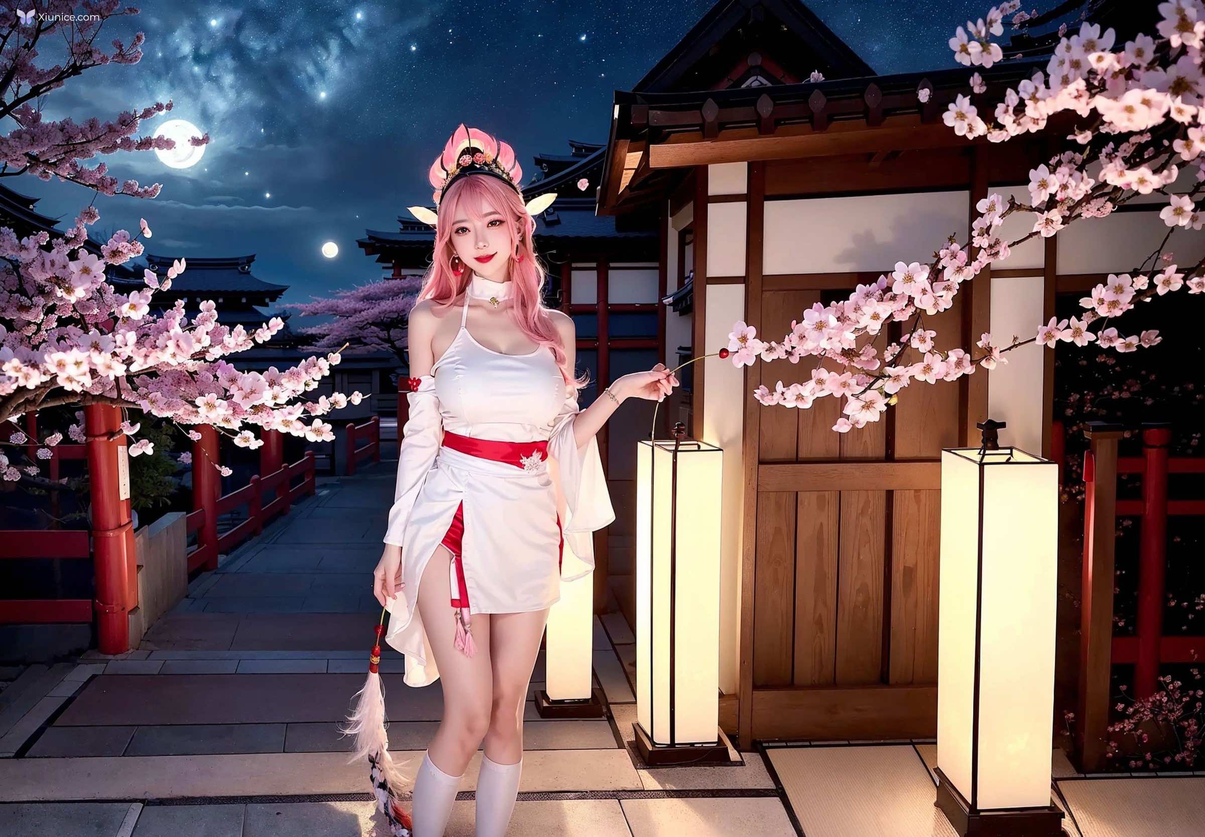 AI Girl Cherry Blossom Girl 第69张