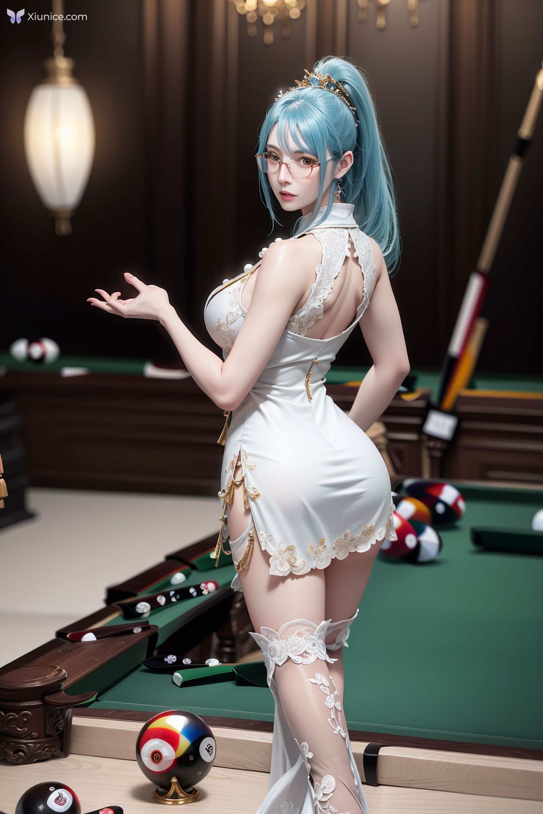 AI Girl Beautiful – Billiard Girl_extra 第59张