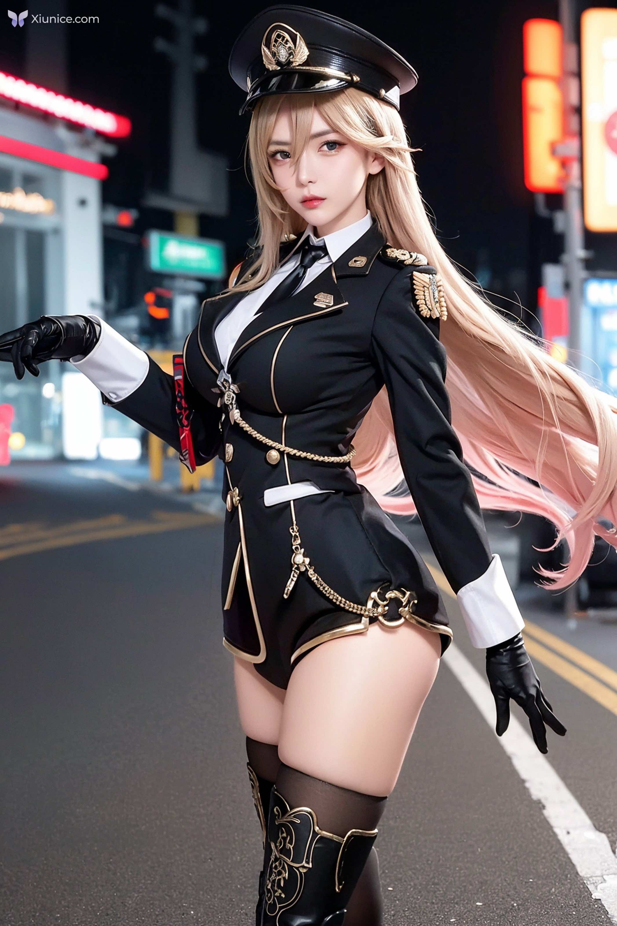 AI Girl AI美女制服军官图集 第15张