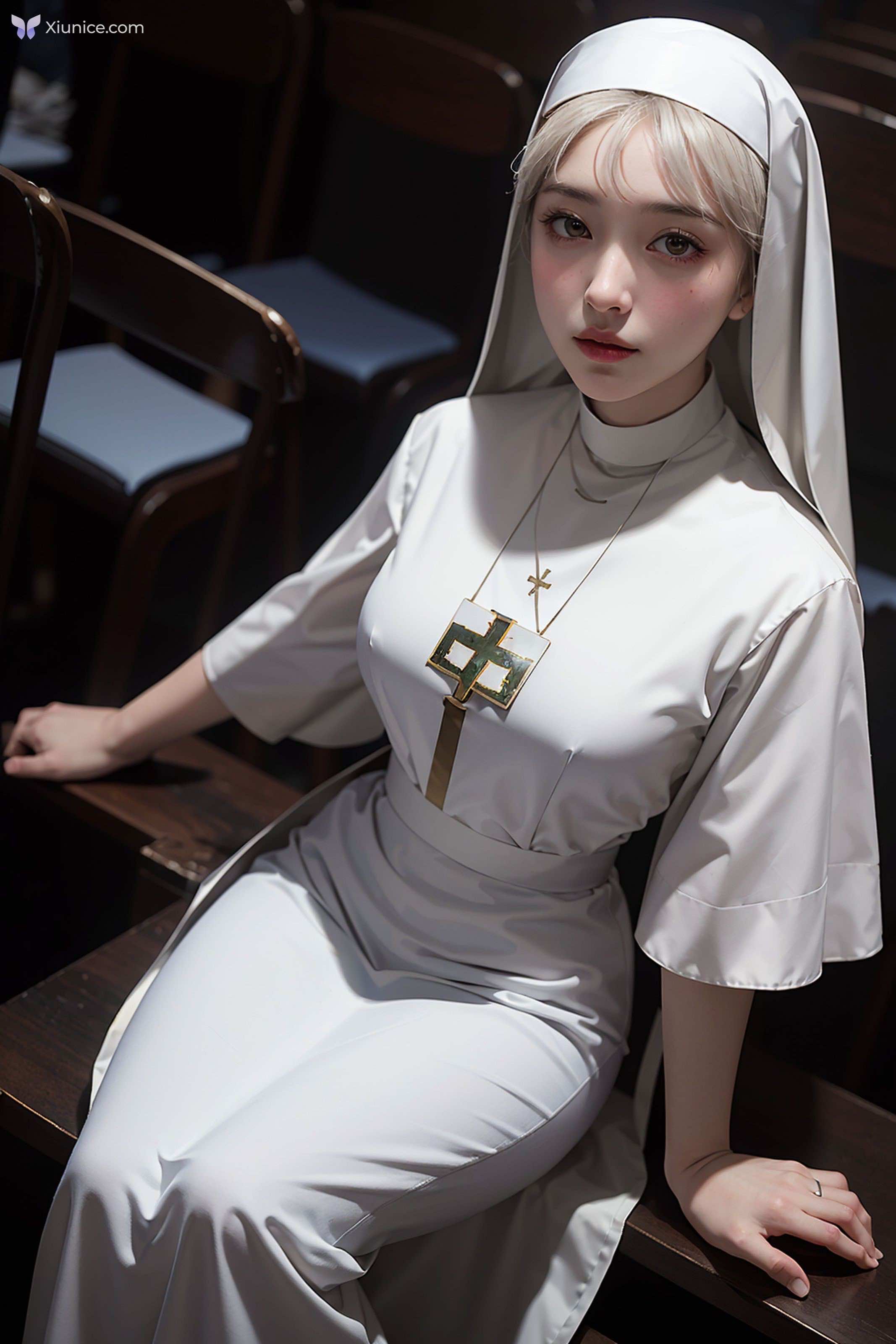AI Girl Beautiful – Lust Nun_extra 第140张