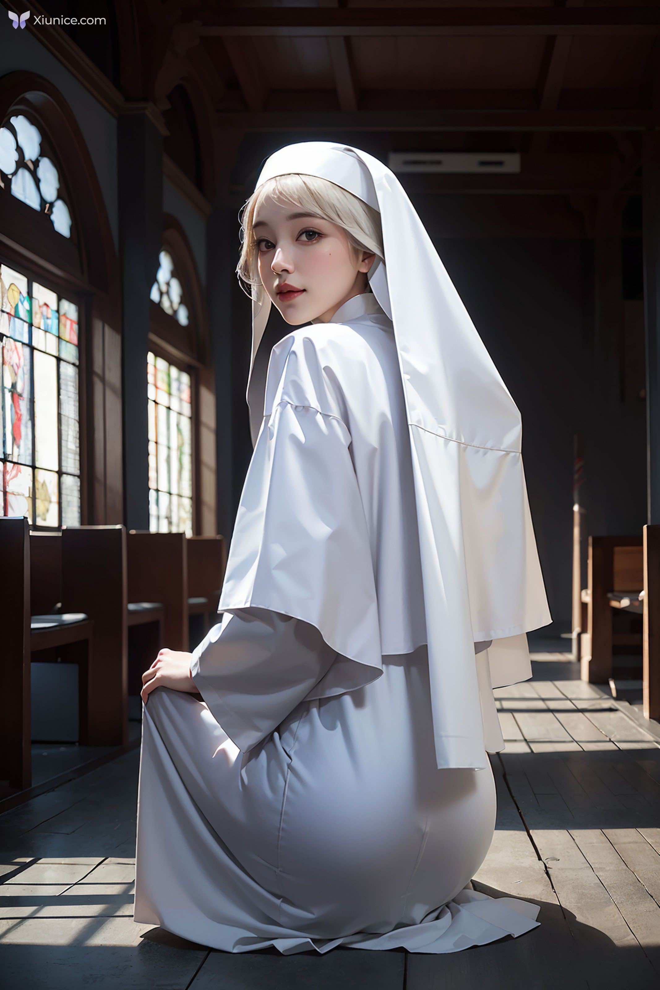 AI Girl Beautiful – Lust Nun_extra 第142张