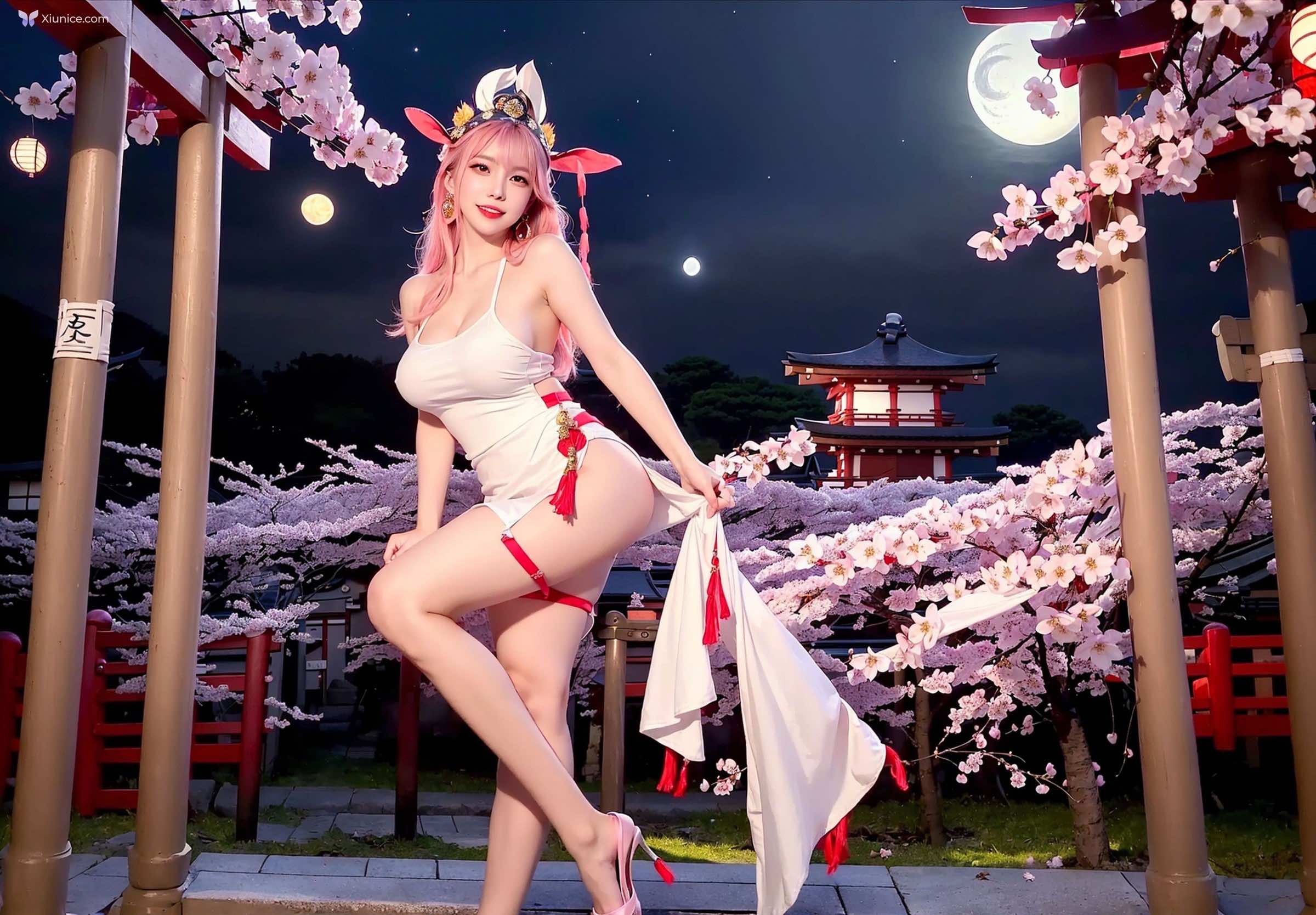 AI Girl Cherry Blossom Girl 第51张