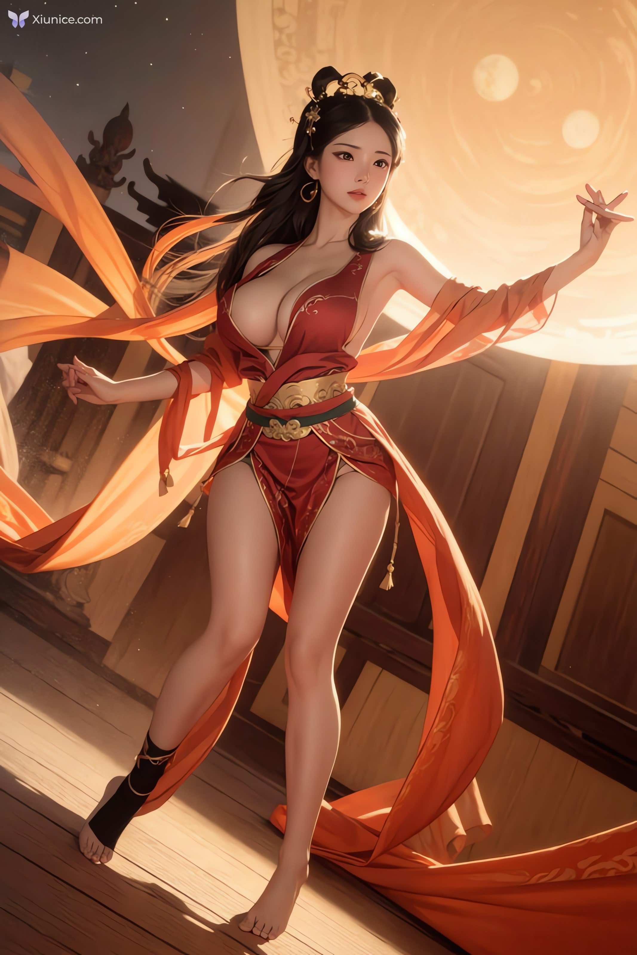 AI Girl AI绘画 飞天 第113张