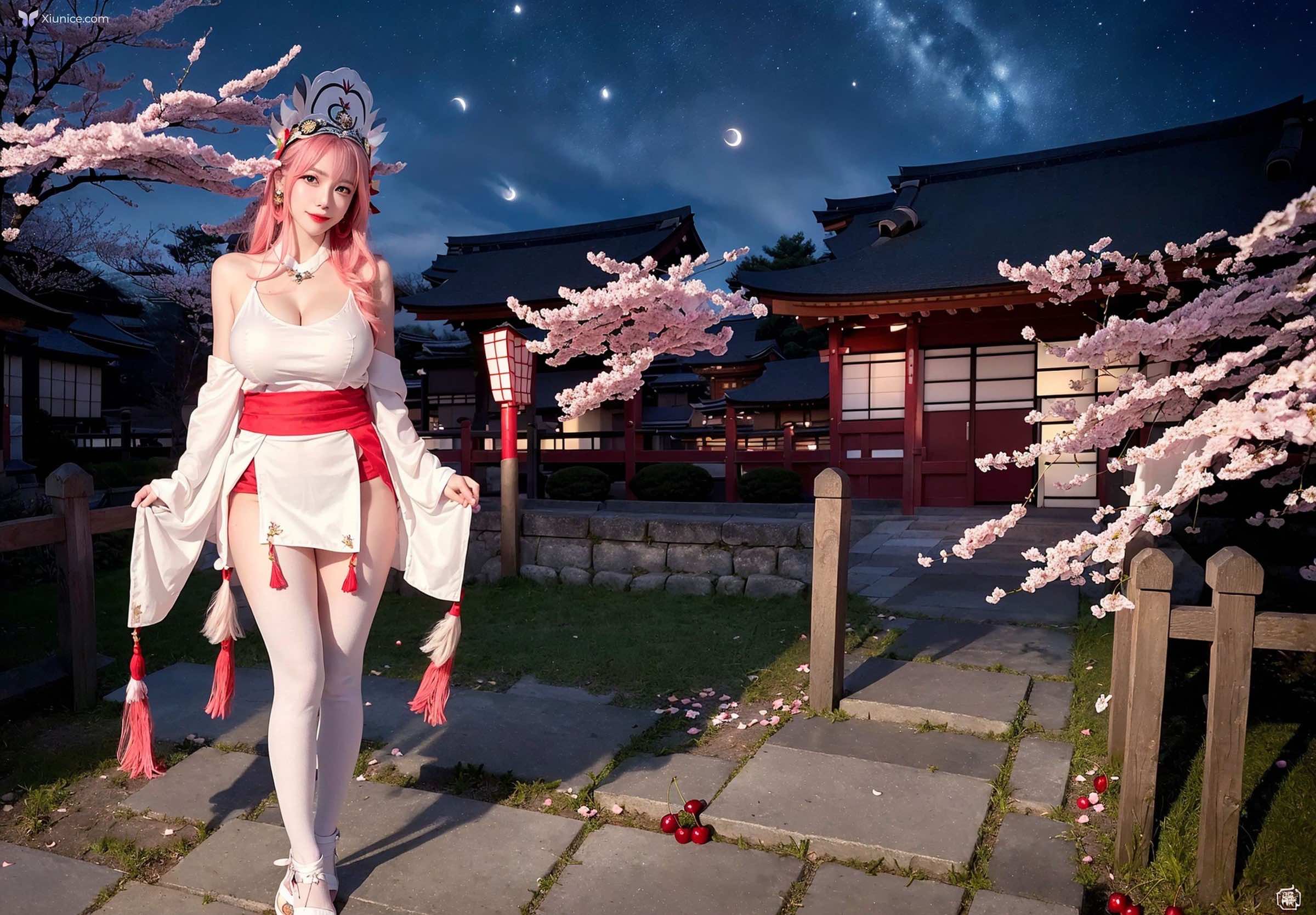 AI Girl Cherry Blossom Girl 第40张