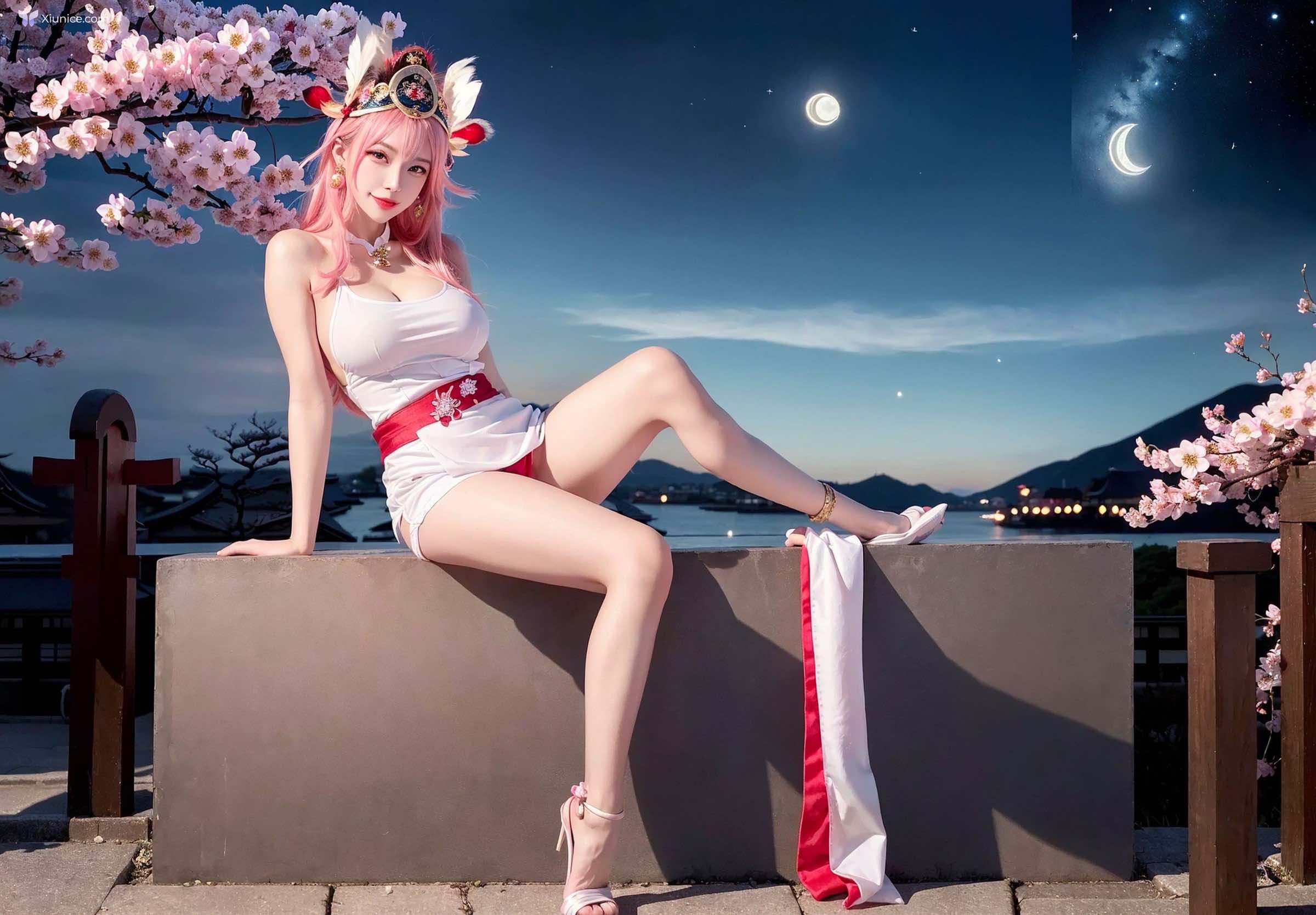 AI Girl Cherry Blossom Girl 第28张
