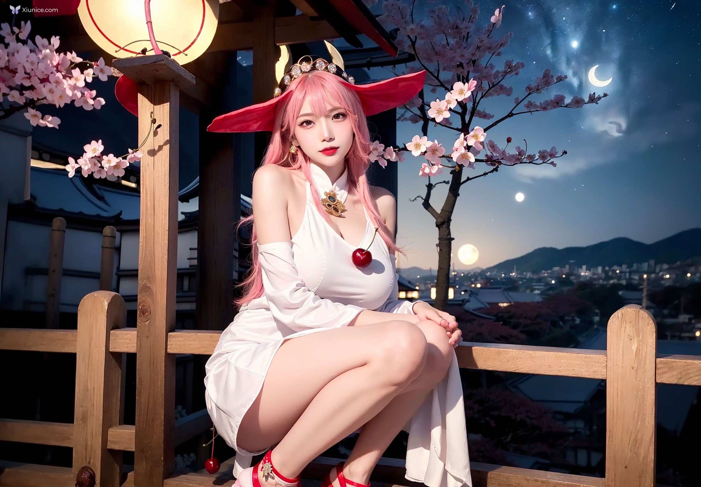AI Girl Cherry Blossom Girl 第72张