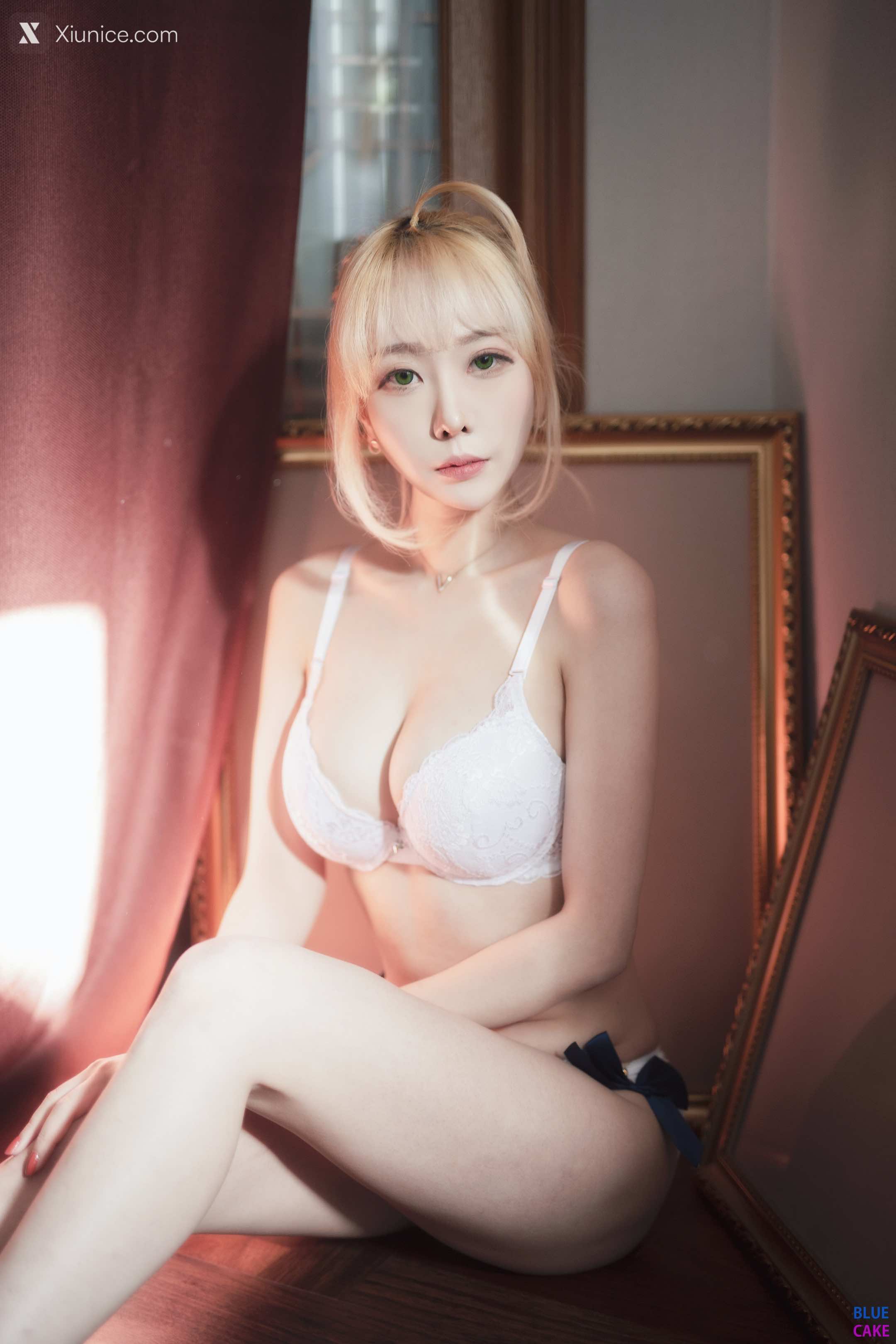 BLUECAKE Bomi (보미) & Zia (지아) – Fate Saber x Thosaka Rin – Lingerie.Ver 第68张