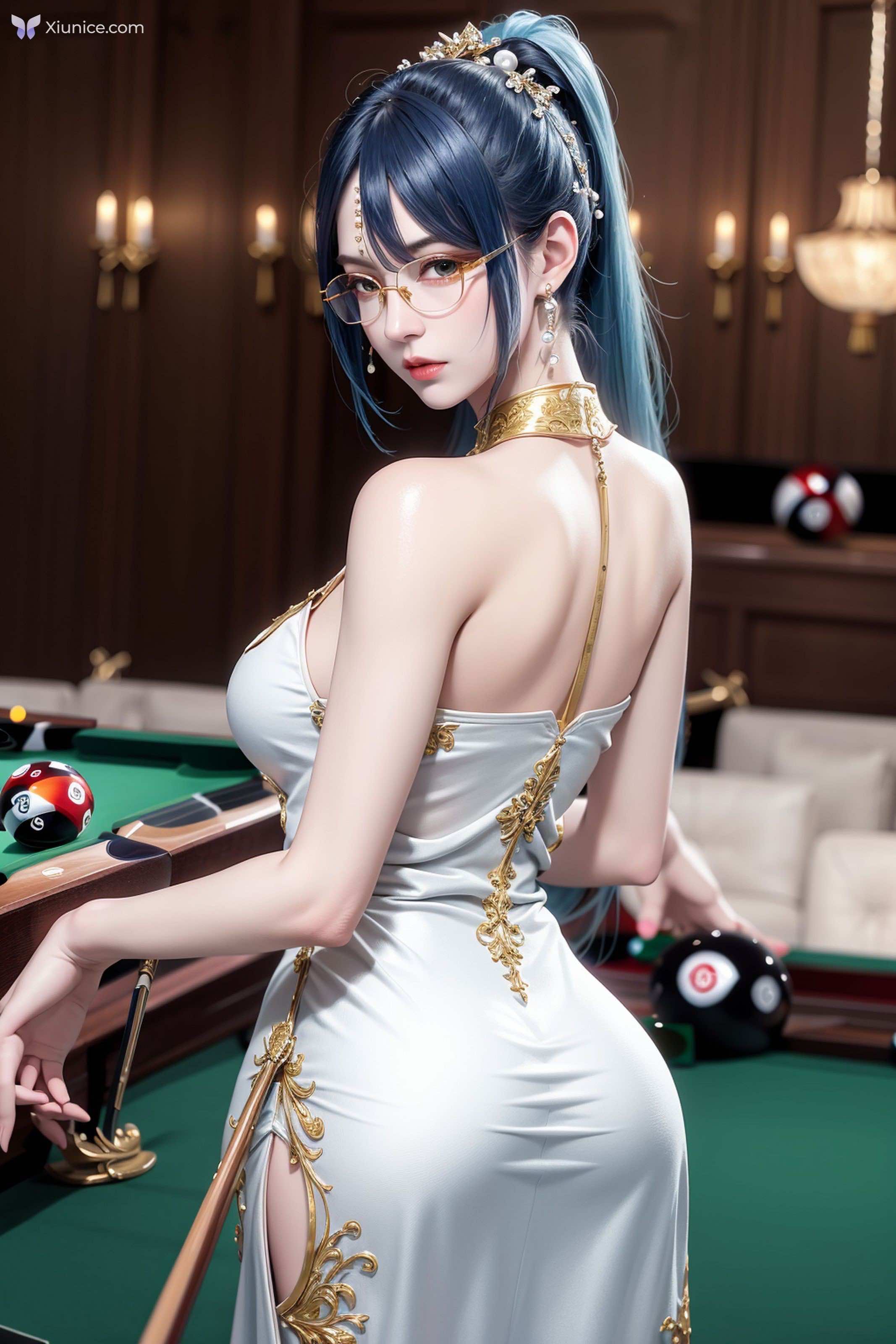 AI Girl Beautiful – Billiard Girl_extra 第61张