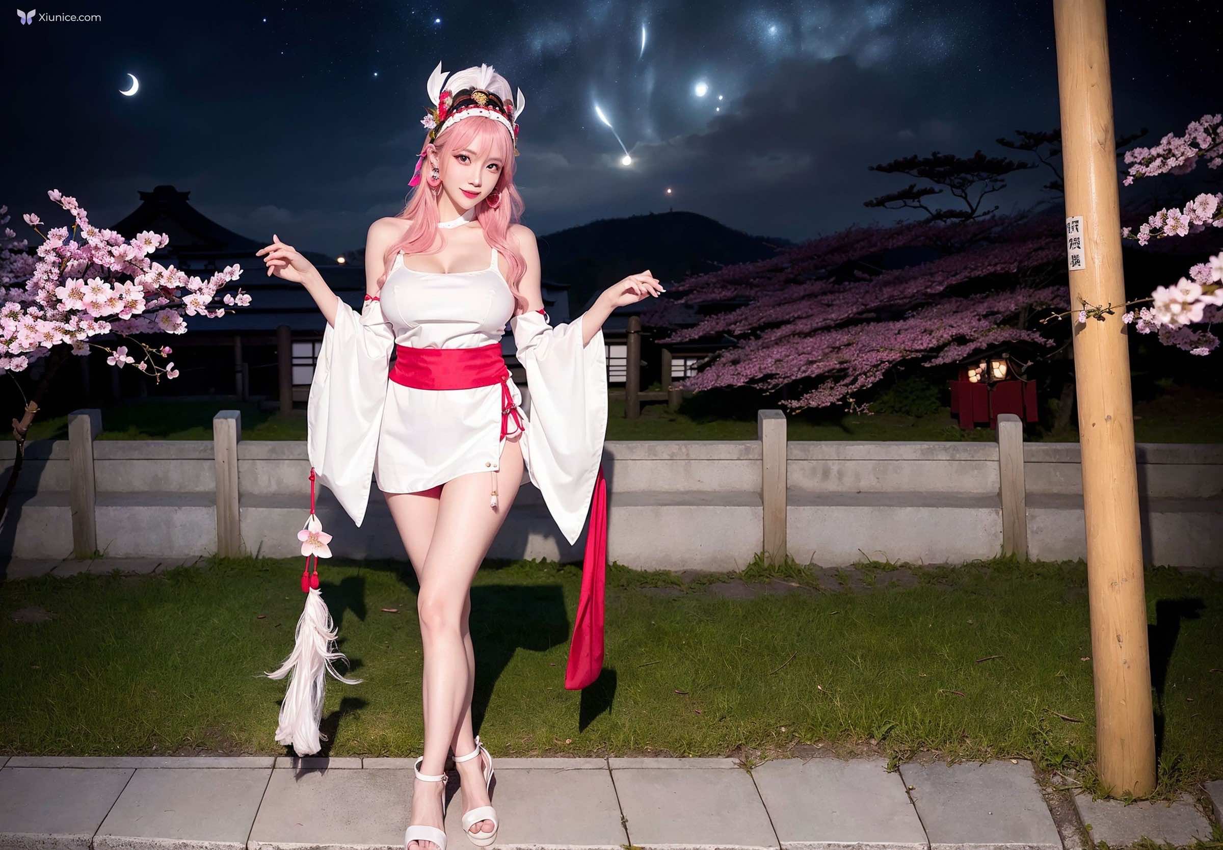 AI Girl Cherry Blossom Girl 第61张