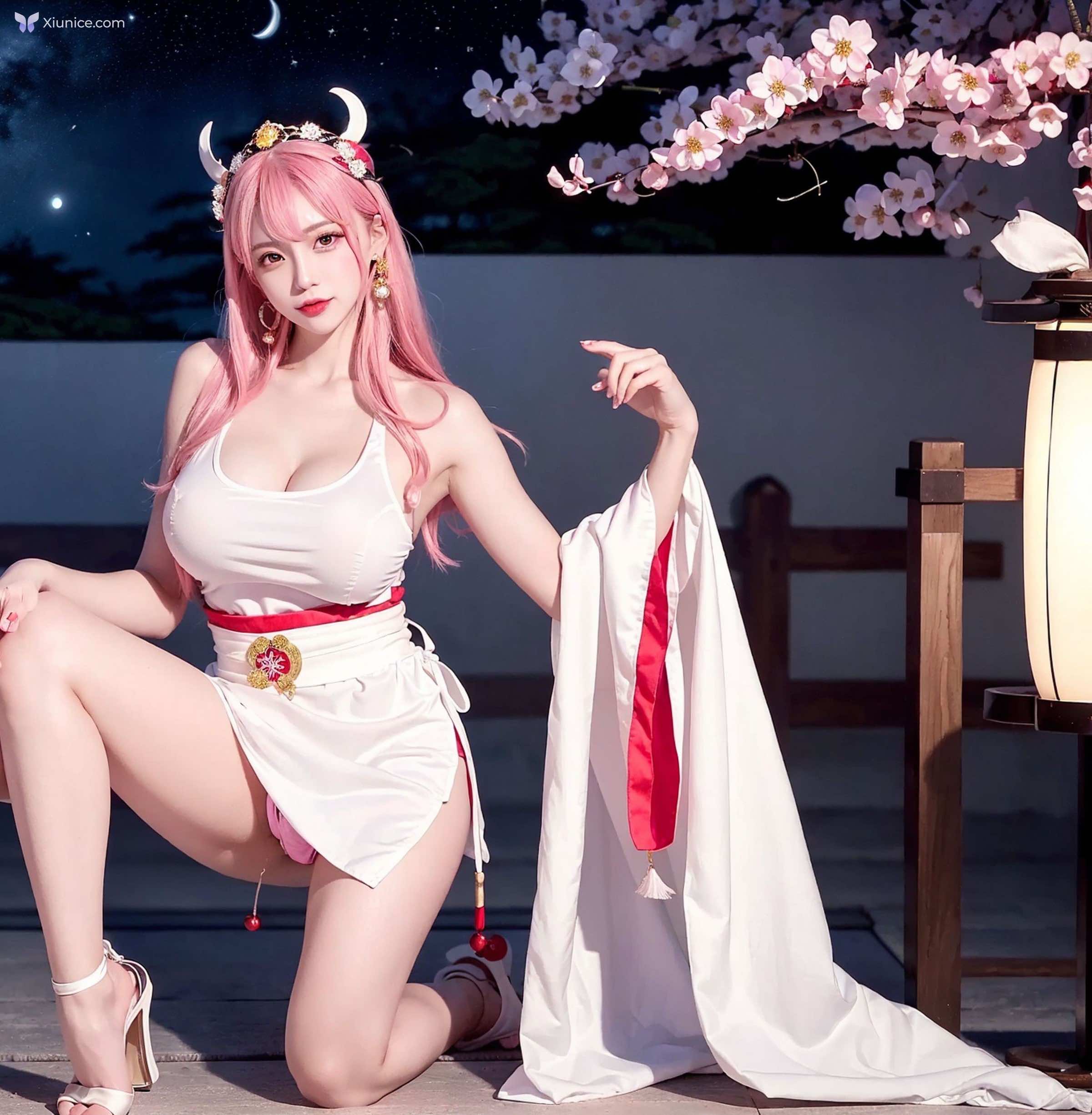 AI Girl Cherry Blossom Girl 第77张