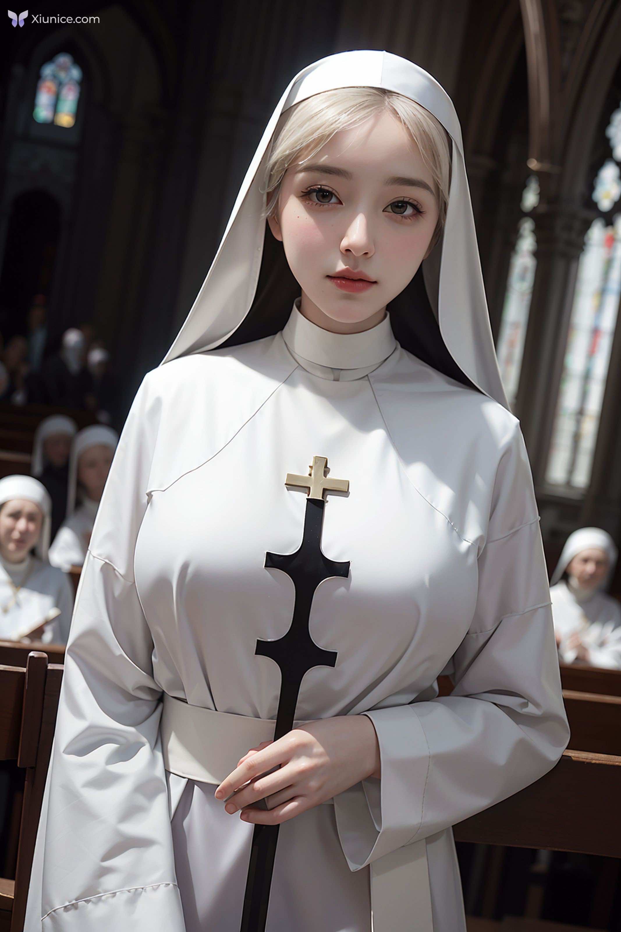 AI Girl Beautiful – Lust Nun_extra 第139张