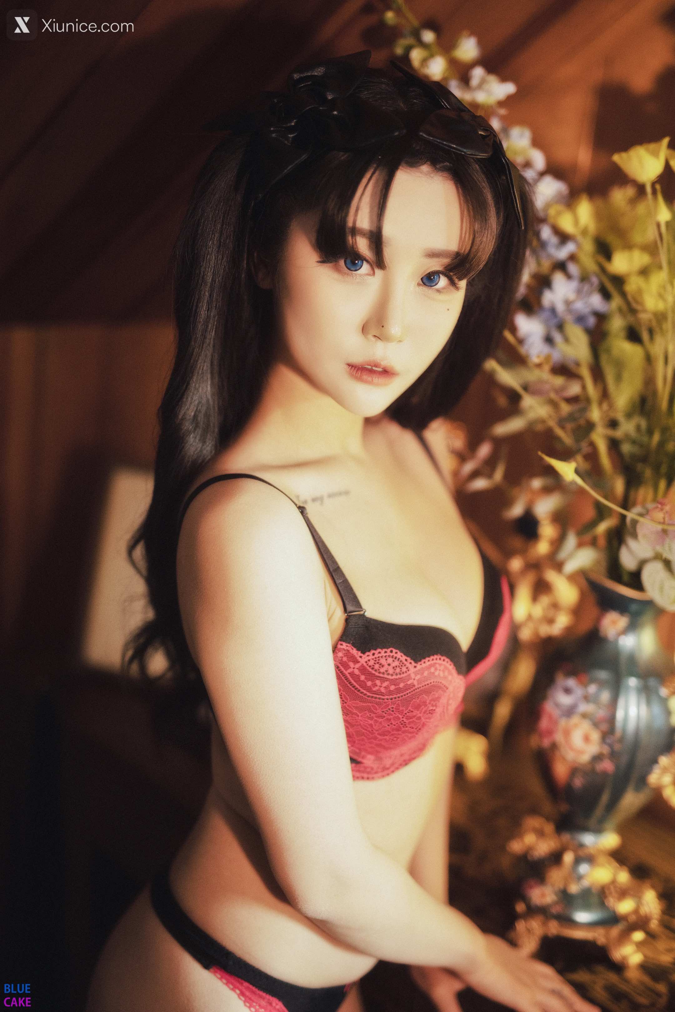 BLUECAKE Bomi (보미) & Zia (지아) – Fate Saber x Thosaka Rin – Lingerie.Ver 第22张