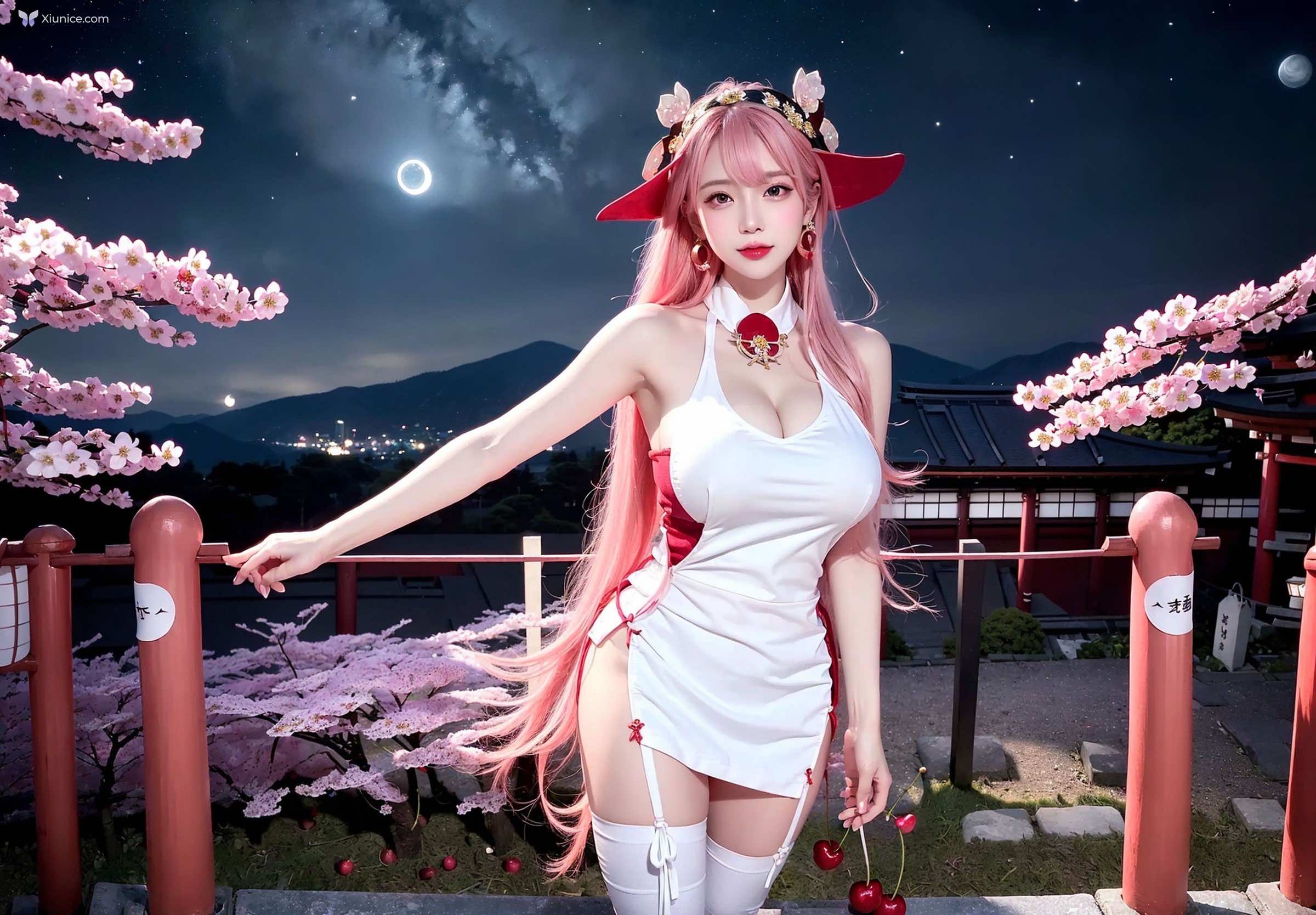 AI Girl Cherry Blossom Girl 第32张