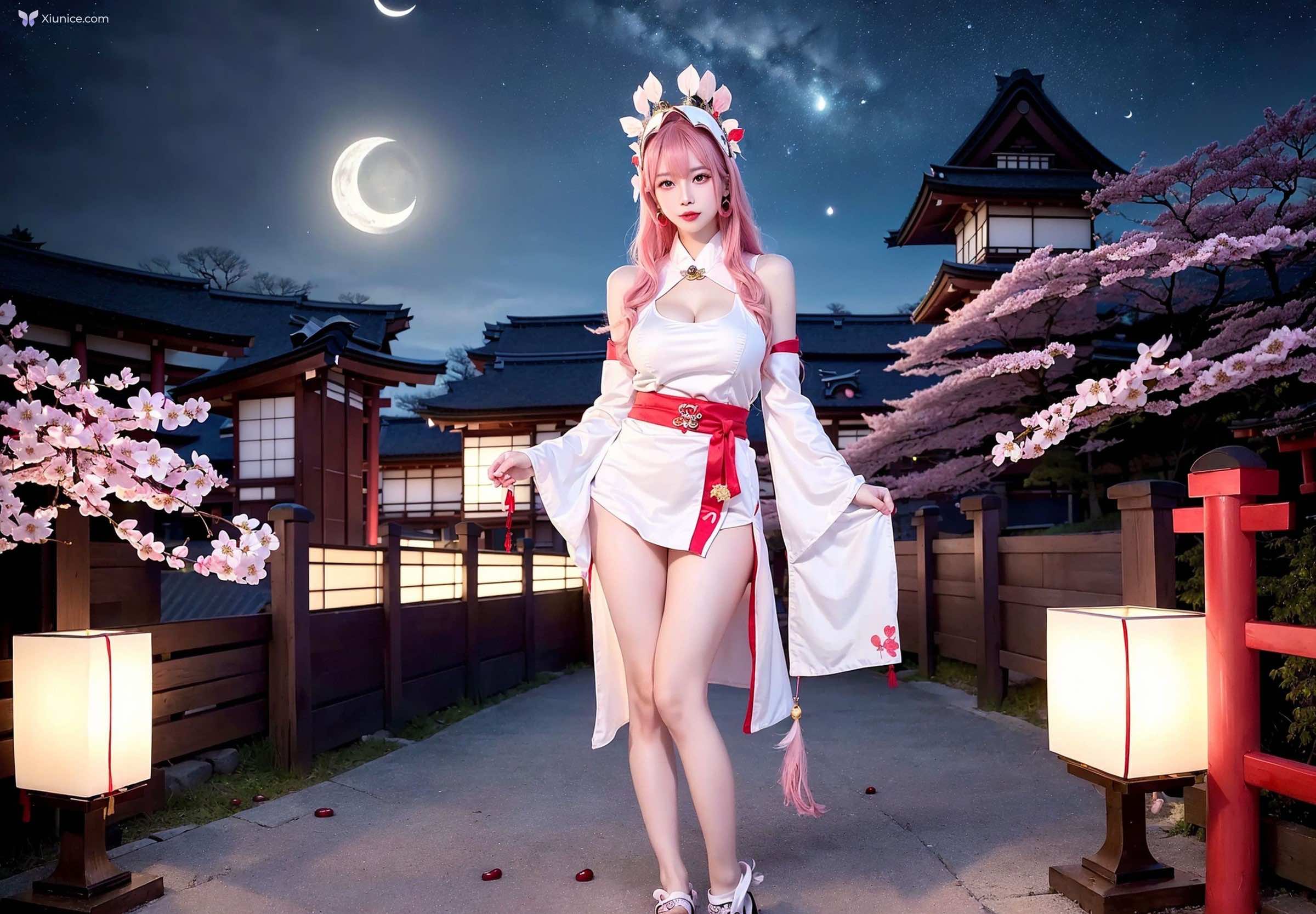 AI Girl Cherry Blossom Girl 第44张