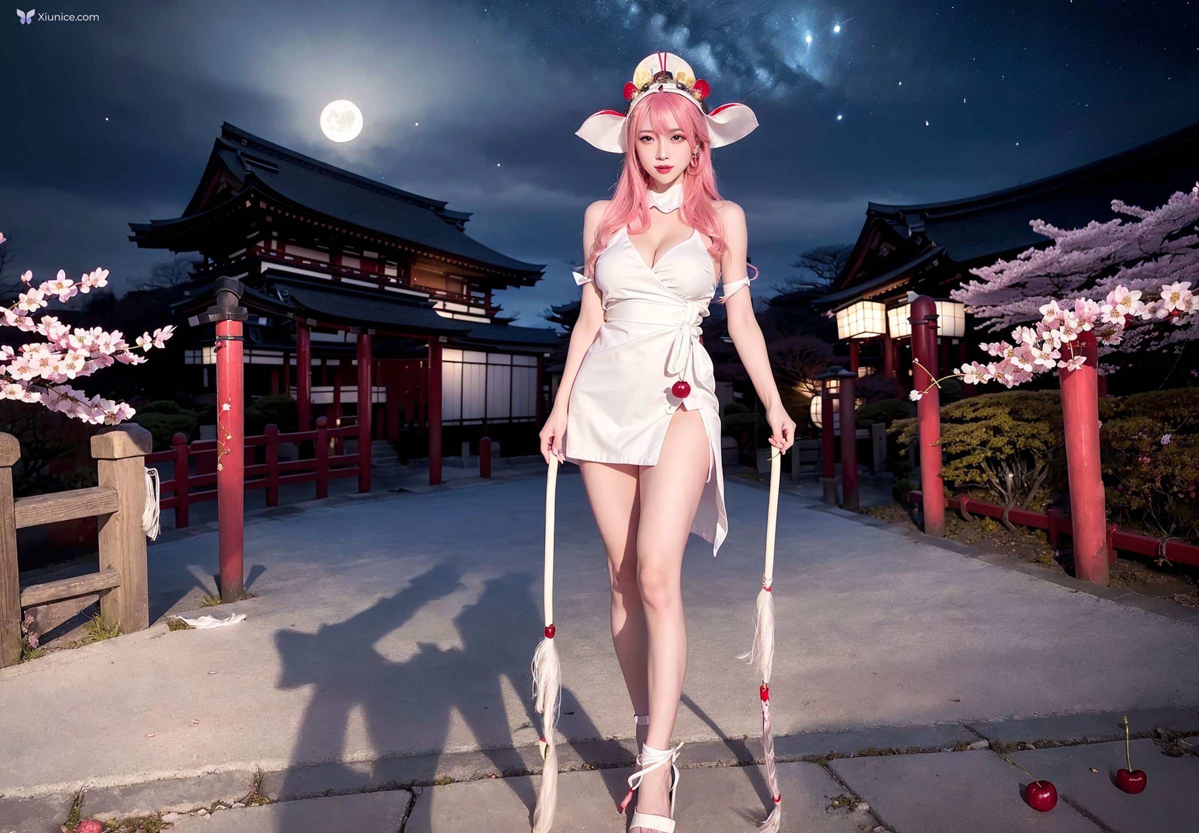 AI Girl Cherry Blossom Girl 第23张
