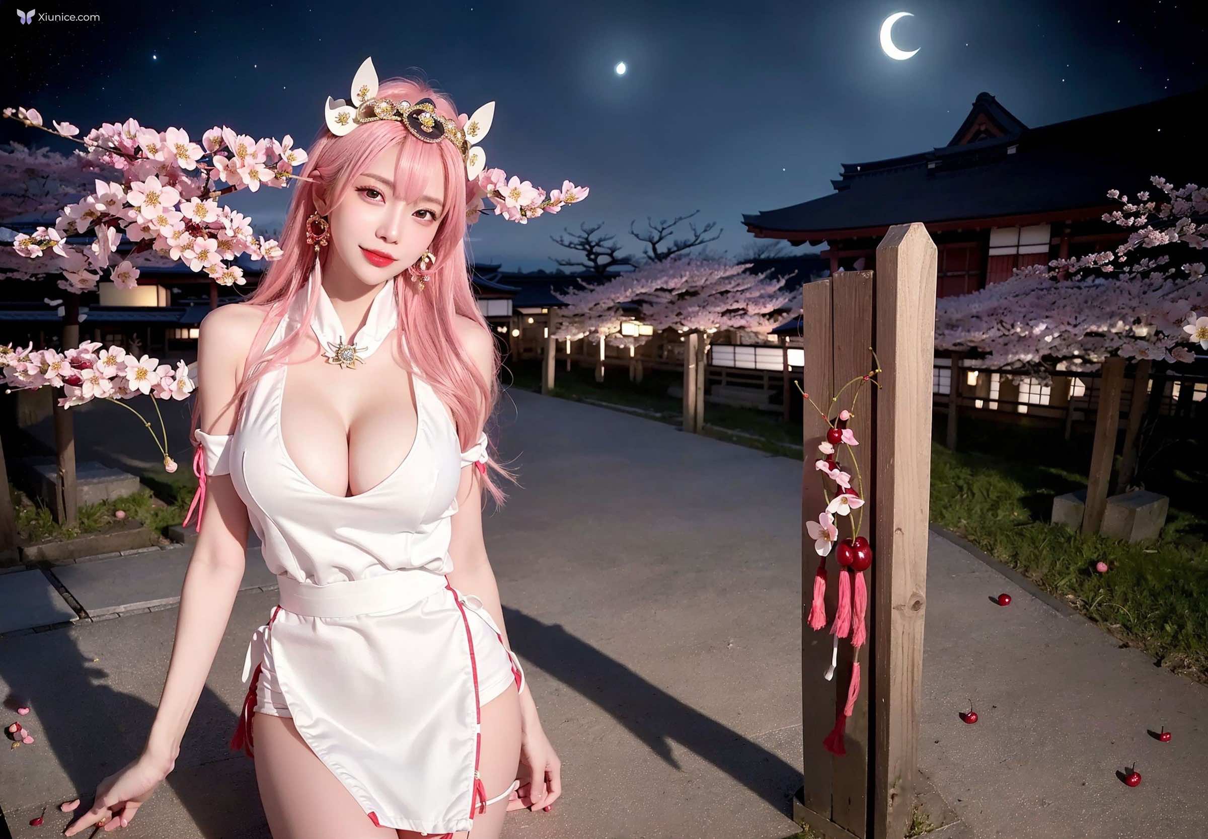 AI Girl Cherry Blossom Girl 第27张
