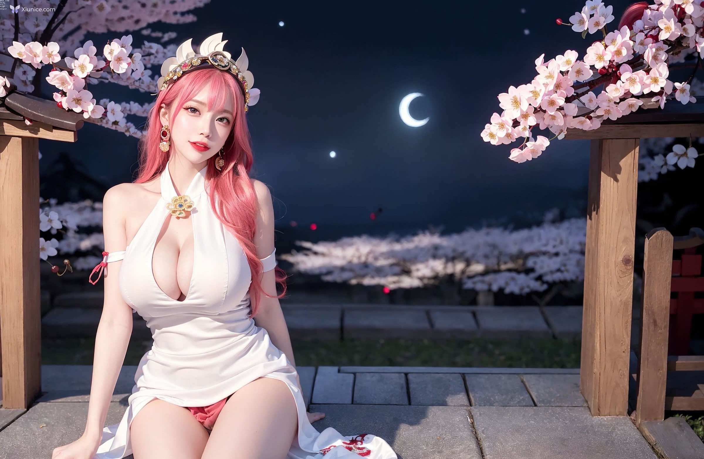 AI Girl Cherry Blossom Girl 第15张