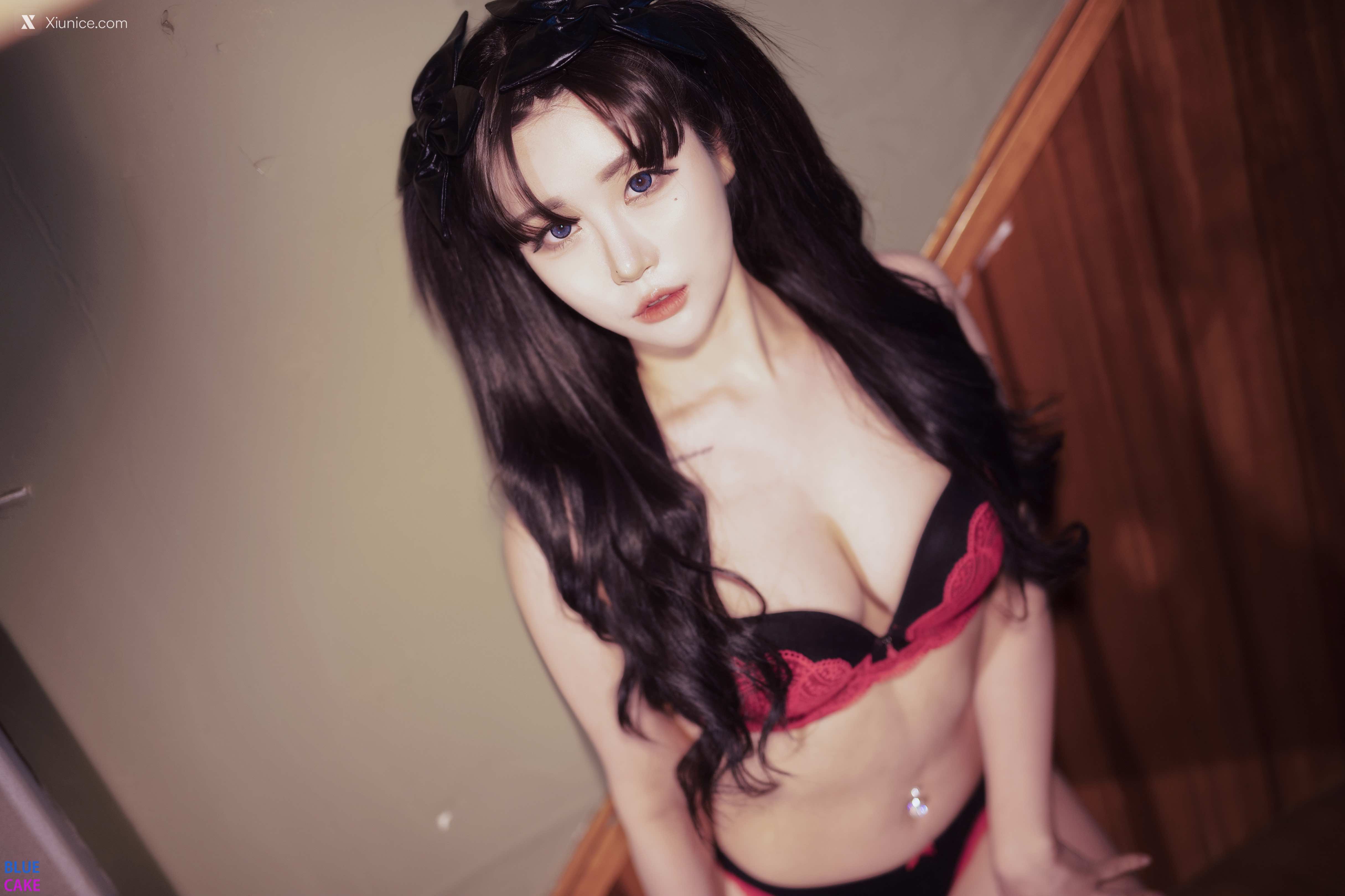 BLUECAKE Bomi (보미) & Zia (지아) – Fate Saber x Thosaka Rin – Lingerie.Ver 第28张