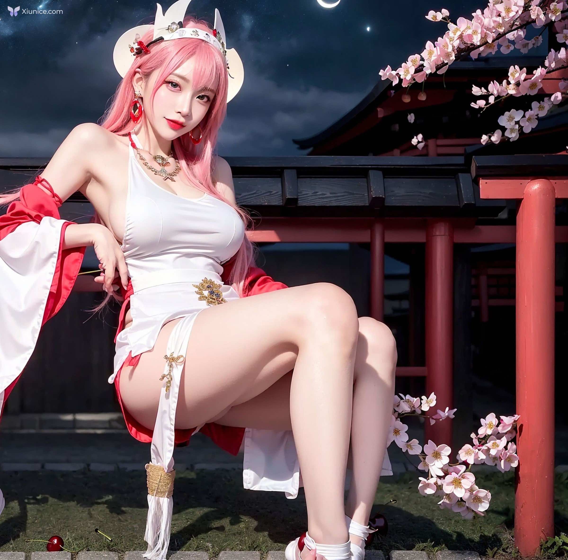 AI Girl Cherry Blossom Girl 第73张