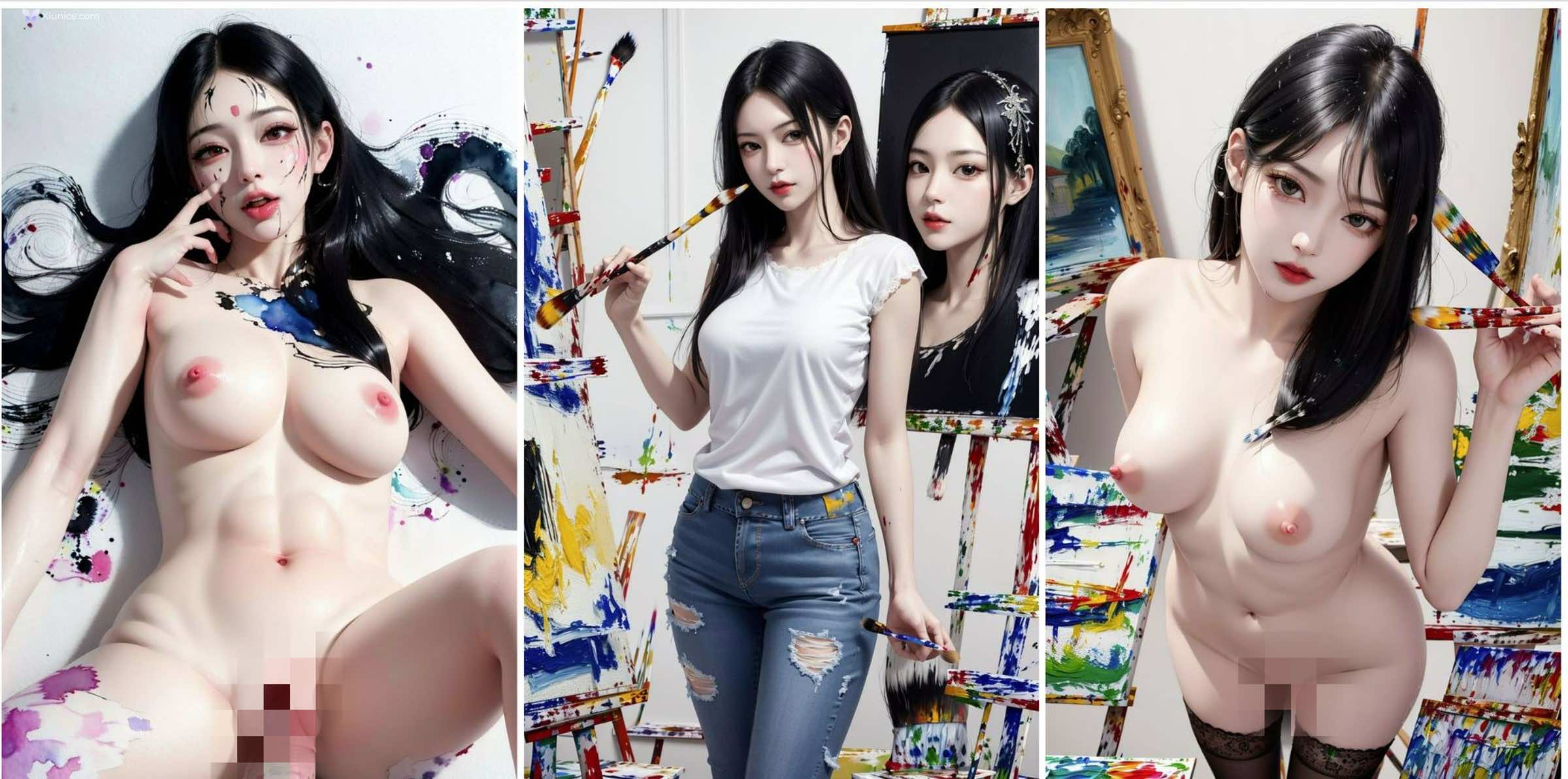 AI Girl Beautiful – Painting Art_extra 第130张