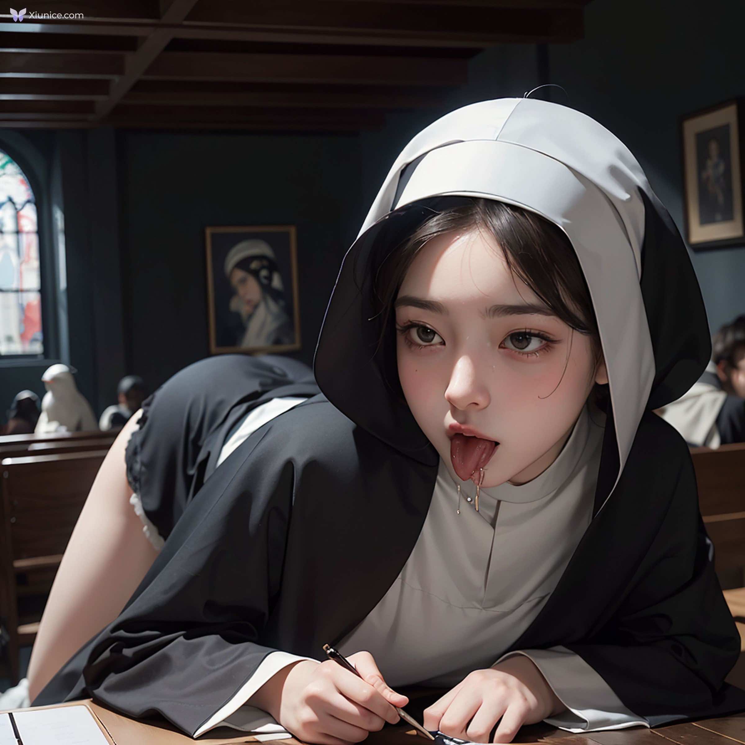 AI Girl Beautiful – Lust Nun_extra 第95张