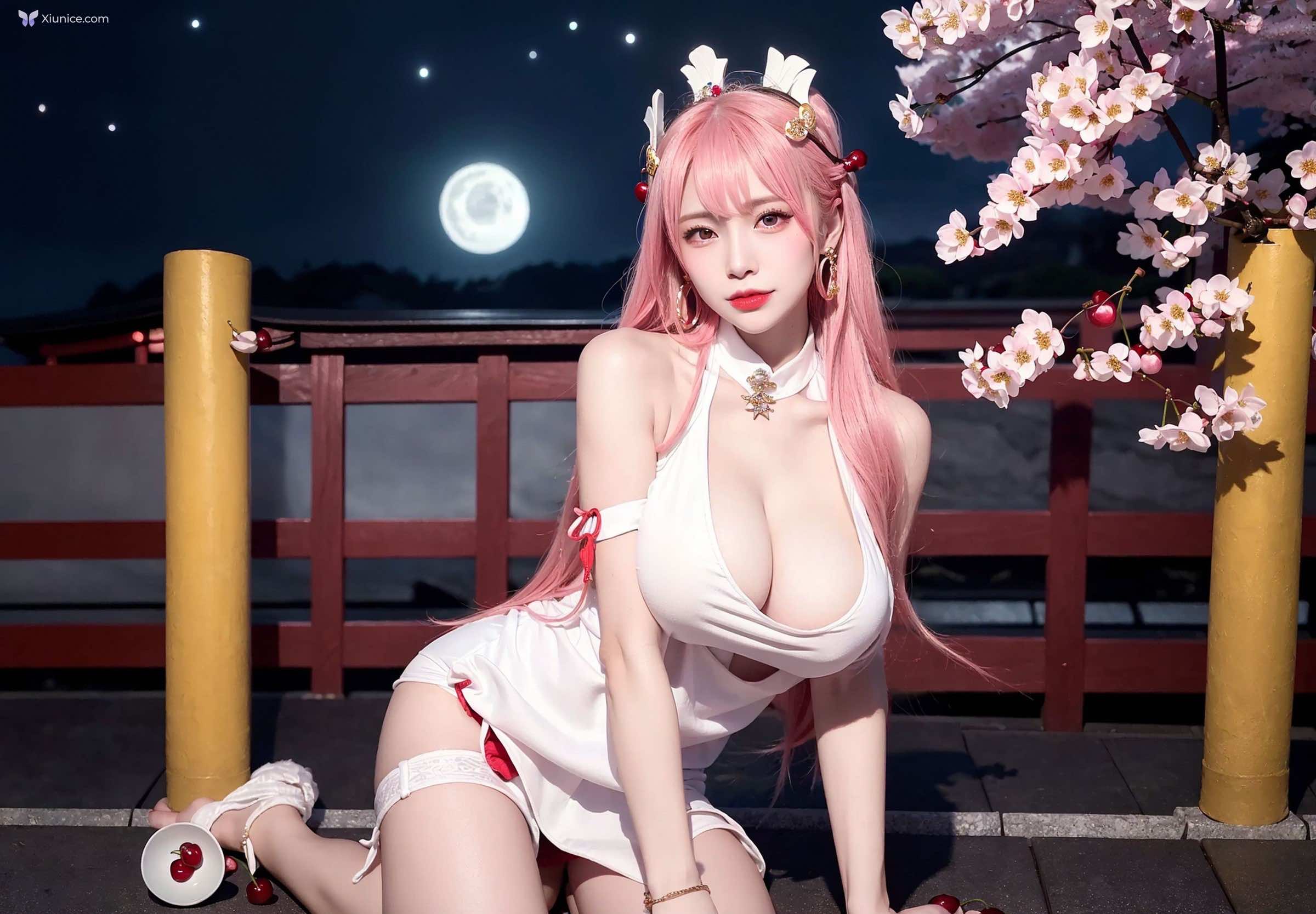 AI Girl Cherry Blossom Girl 第18张