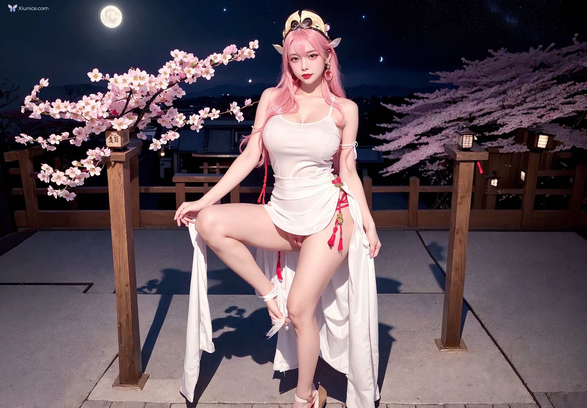 AI Girl Cherry Blossom Girl 第19张