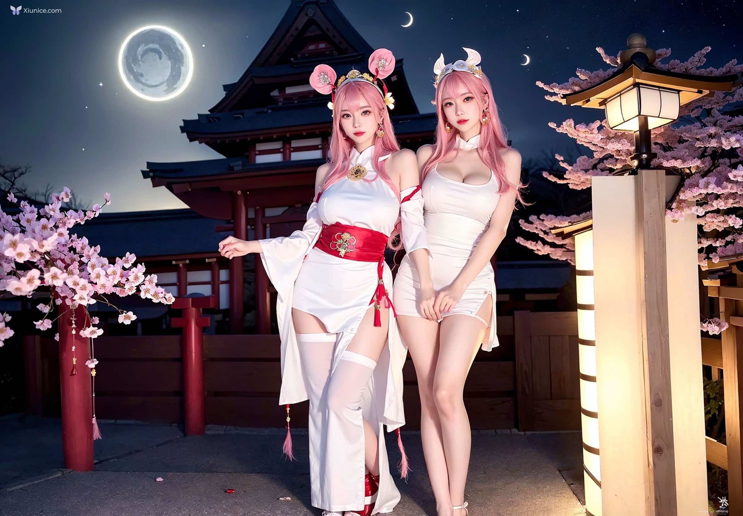 AI Girl Cherry Blossom Girl 第16张